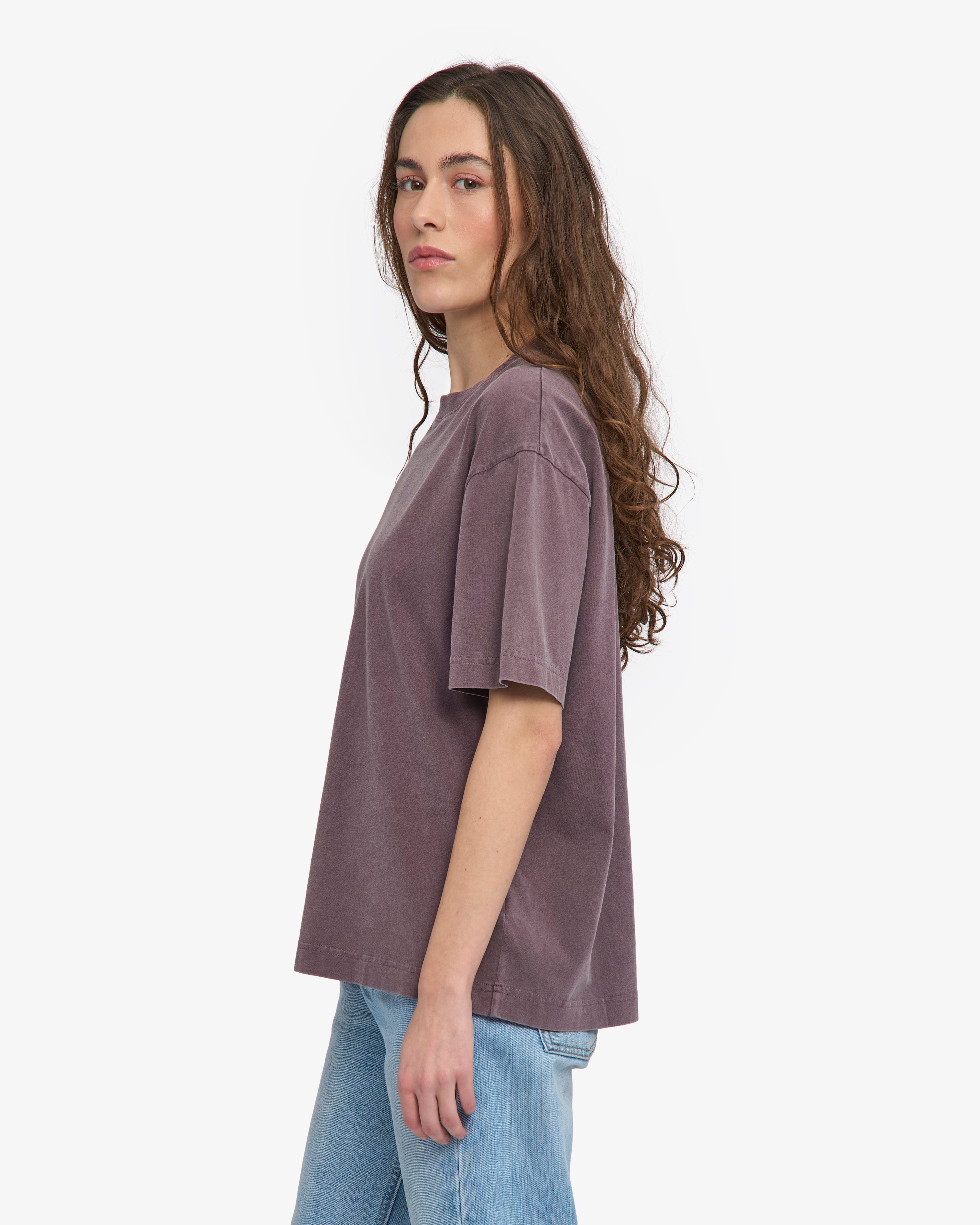 Colorful Standard Oversized Organic T-Shirt Coton bio Faded Grape