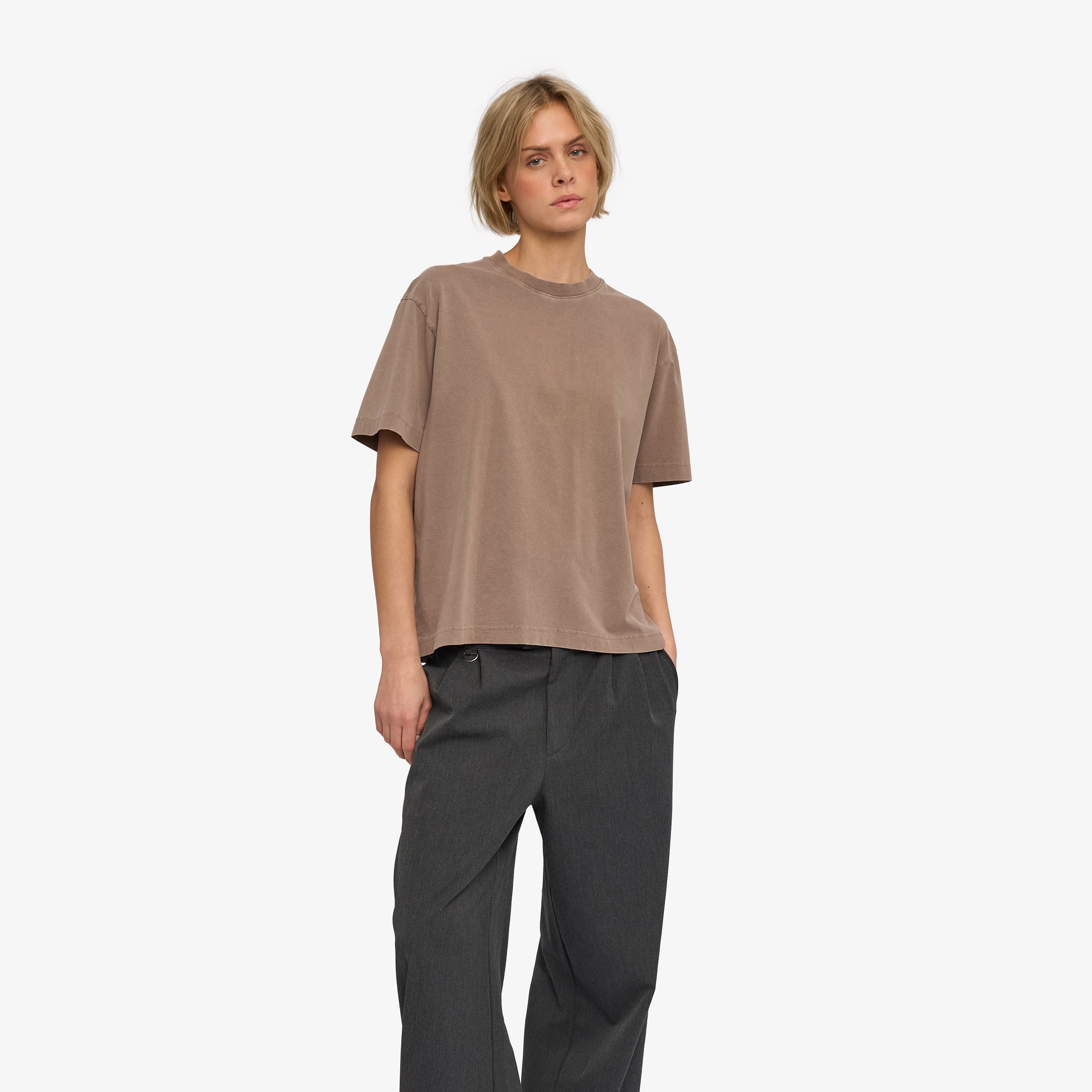 Colorful Standard Oversized Organic T-Shirt Coton bio Faded Khaki
