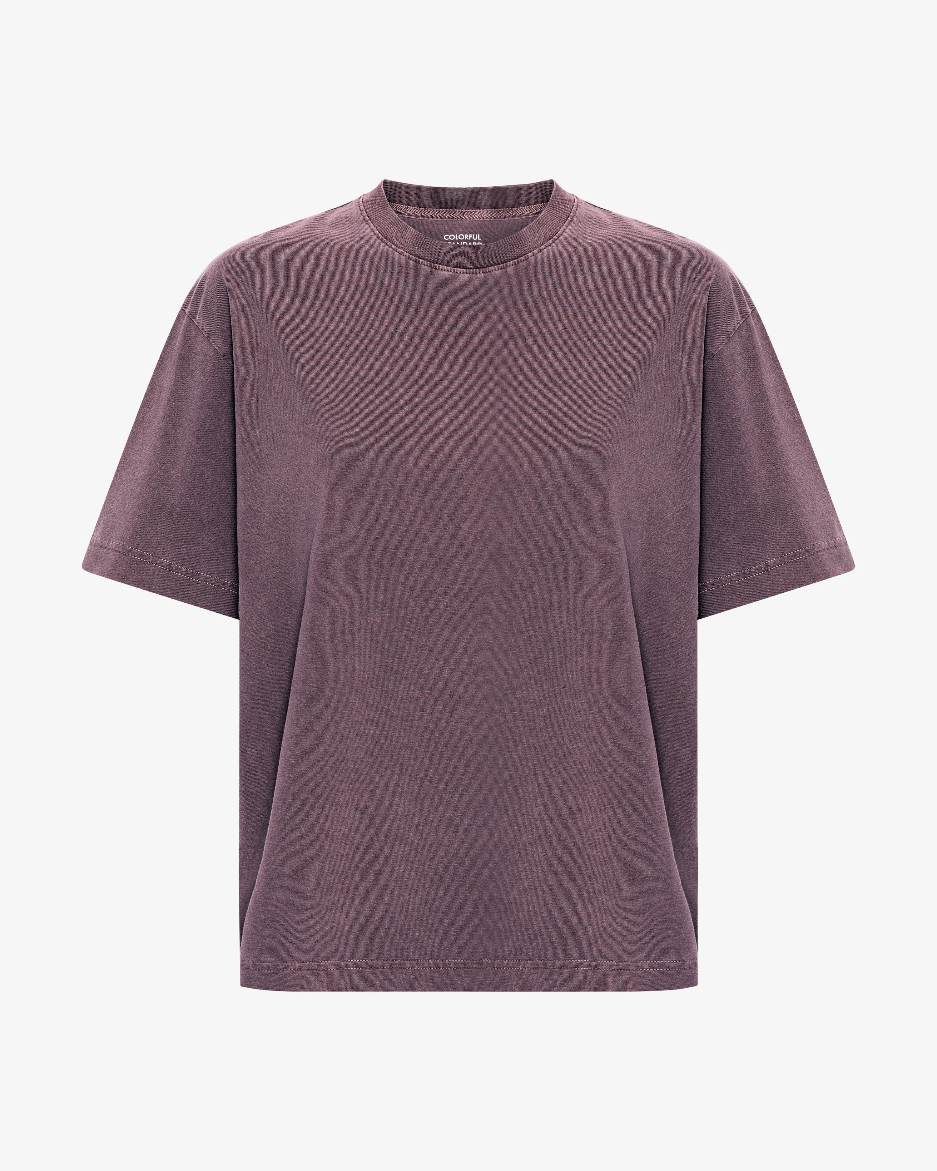 Colorful Standard Oversized Organic T-Shirt Coton bio Faded Grape