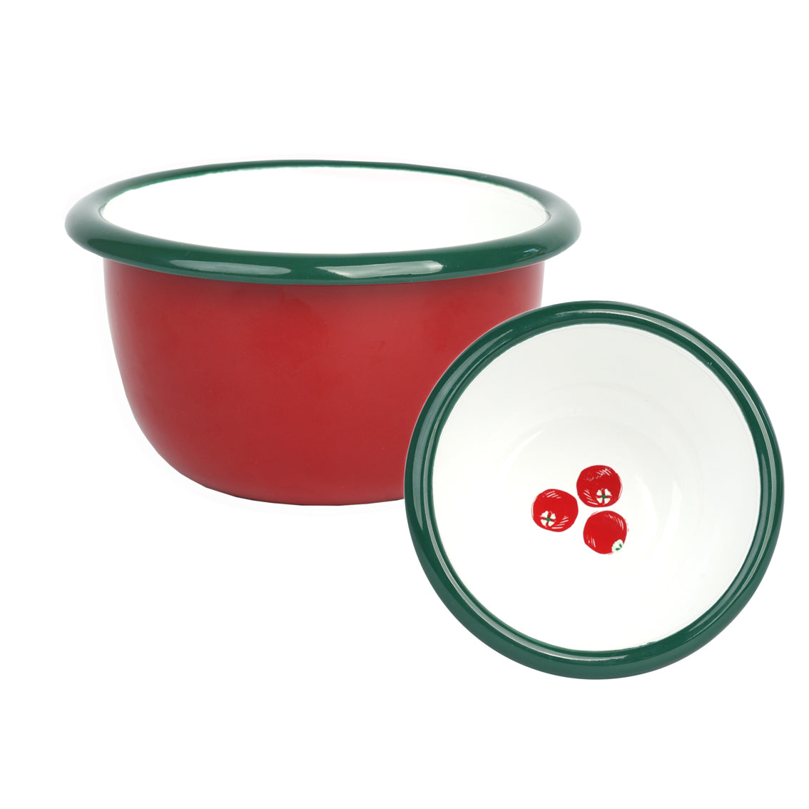 Bol Cranberry Bon Noël émail Talking Tables Appart17