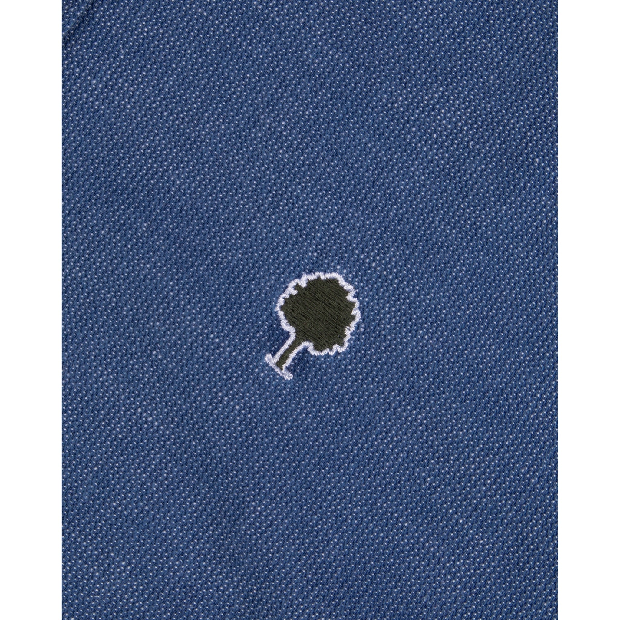 FAGUO IVOY Chemise en coton tissé Denim chiné – FAGUO | Appart 17