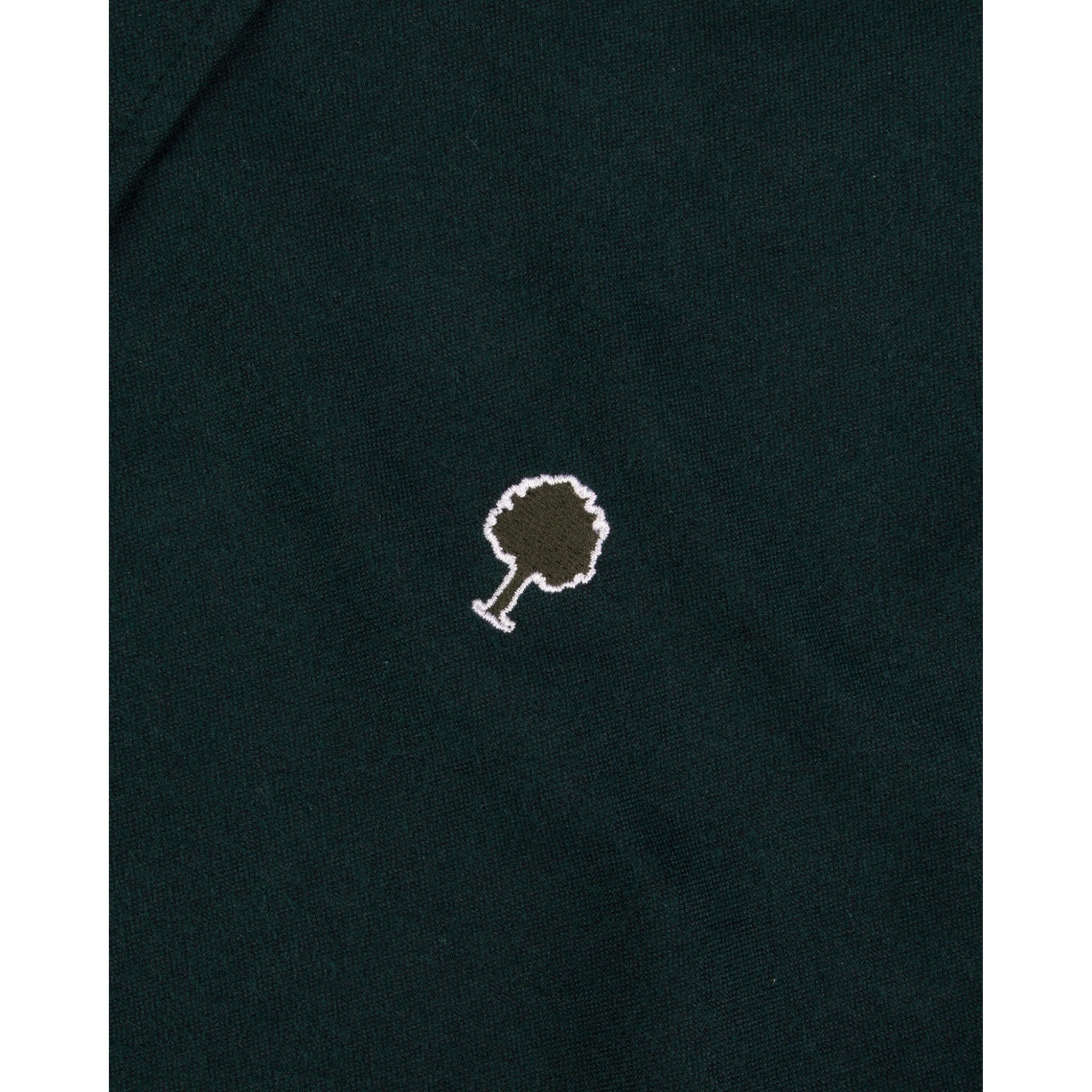 FAGUO IVOY Chemise en coton tissé Vert foncé – FAGUO | Appart 17