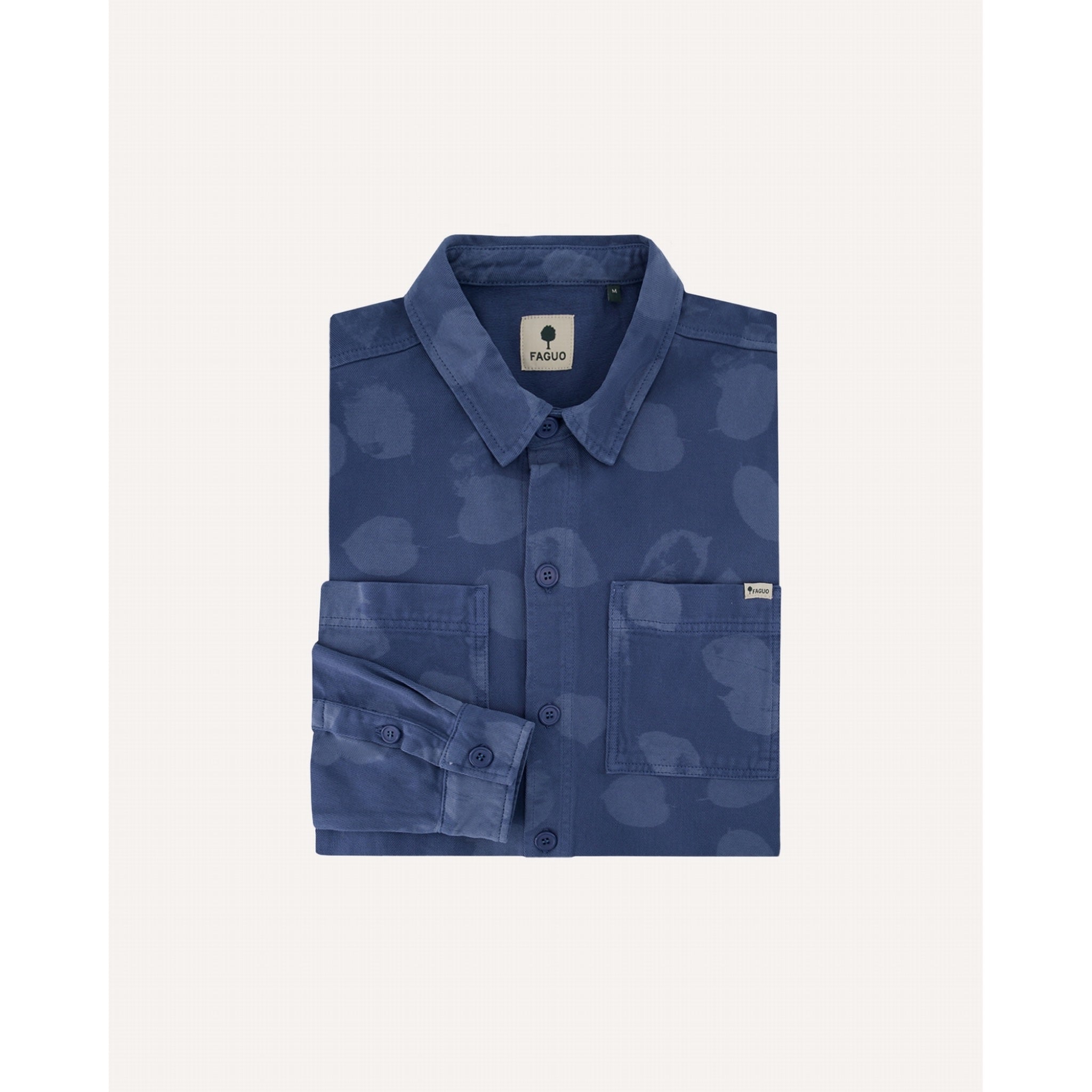 FAGUO CLEMONT Sur-chemise en coton Bleu clair de lune – FAGUO | Appart 17