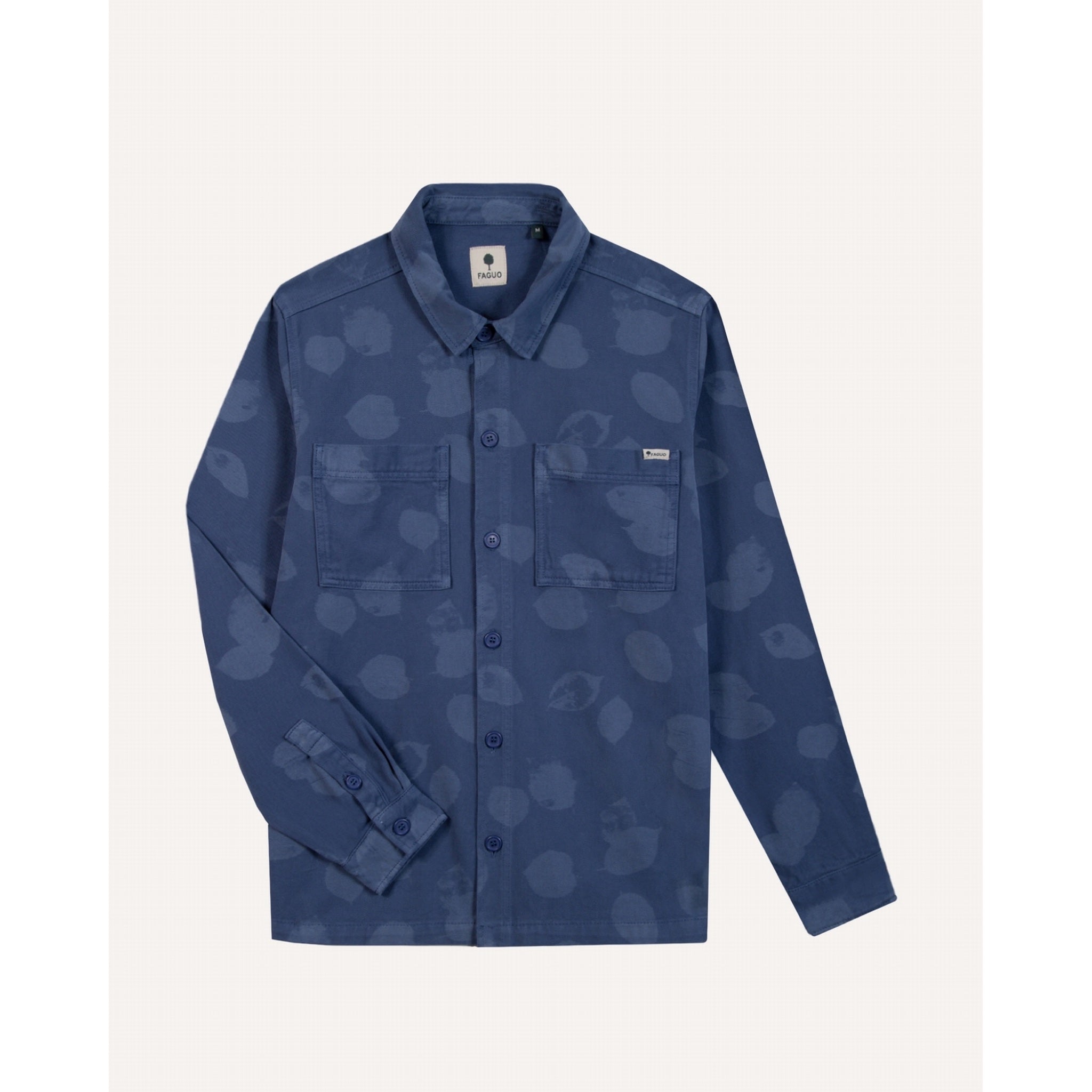 FAGUO CLEMONT Sur-chemise en coton Bleu clair de lune – FAGUO | Appart 17
