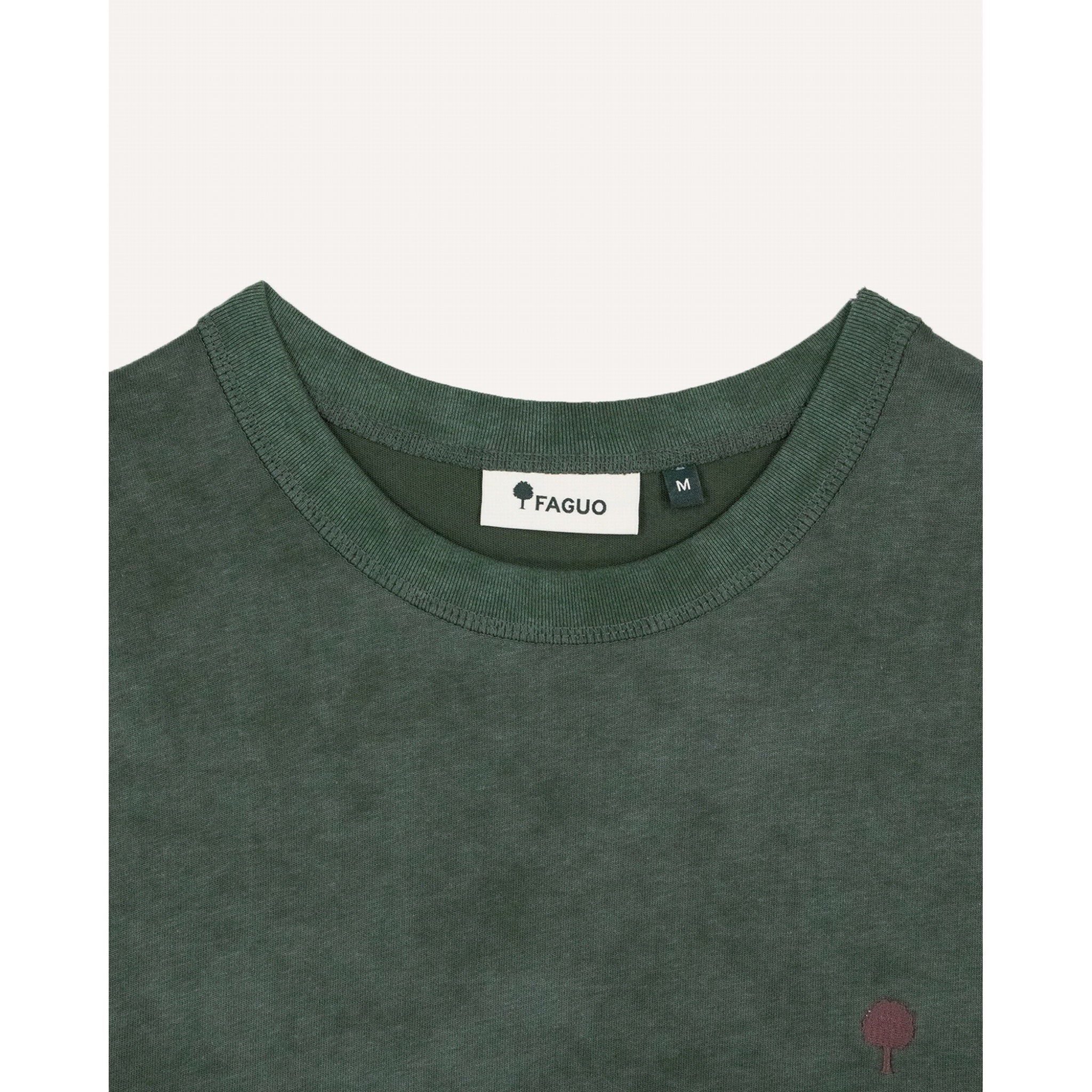 FAGUO LUGNY T-shirt en maille Vert chiné – FAGUO | Appart 17