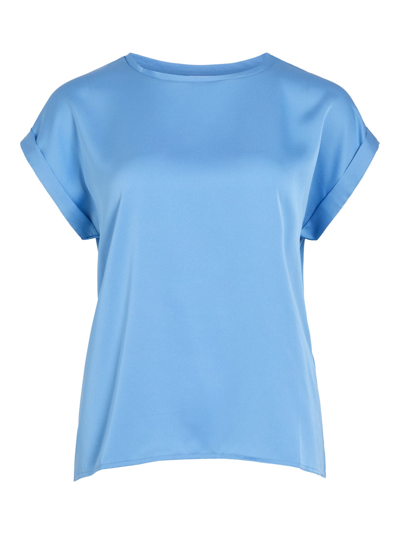 VIELLETTE S/S SATIN TOP - NOOS