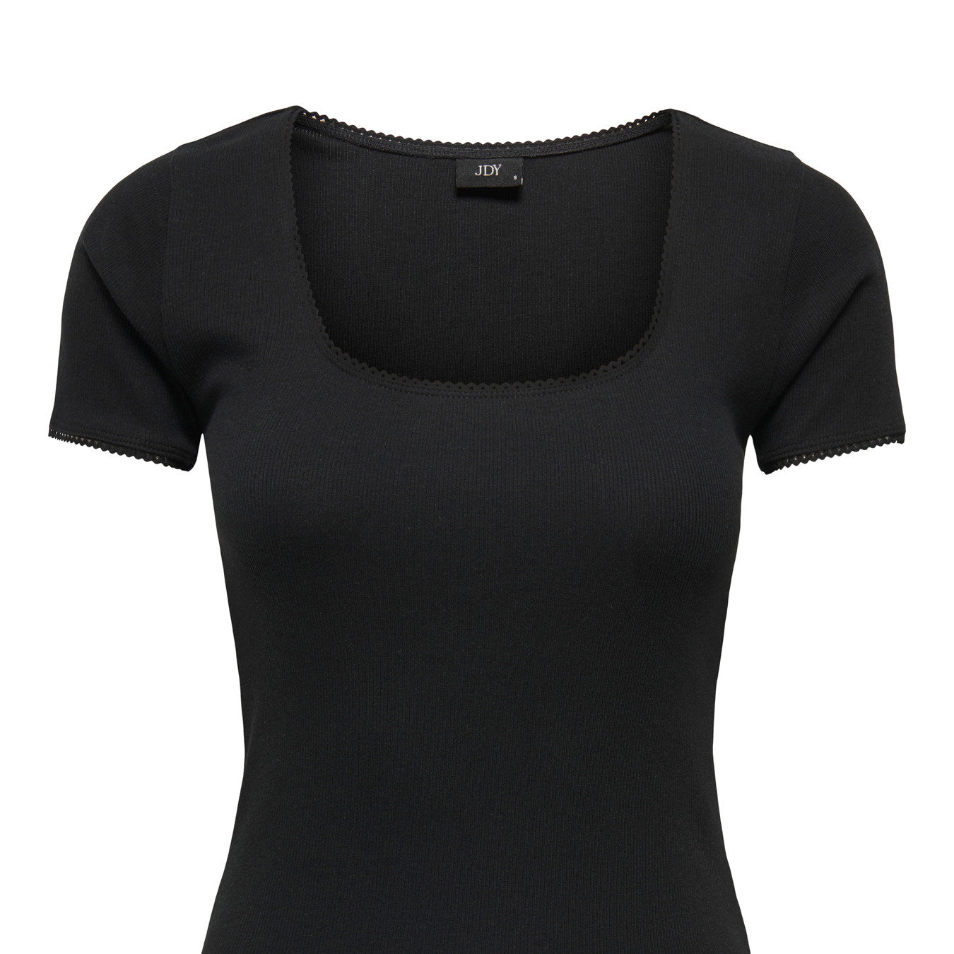 JDYLUCKY T-Shirt Femme Col Rond Blanc