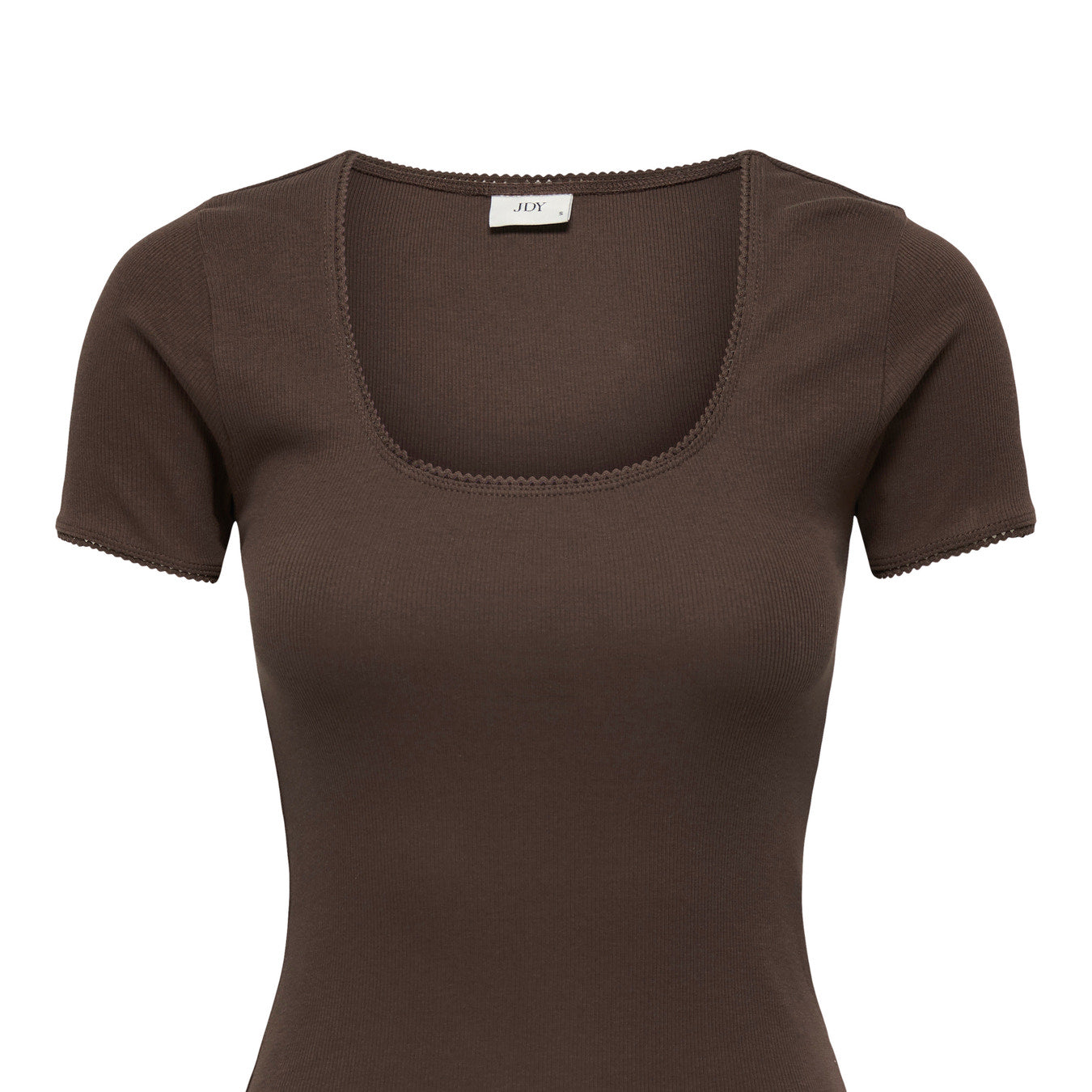 JDYLUCKY T-Shirt Femme Col Rond Blanc