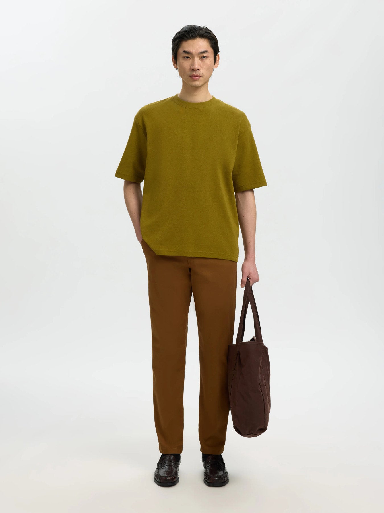 SLMLOOSEOSCAR SS O-NECK TEE NOOS