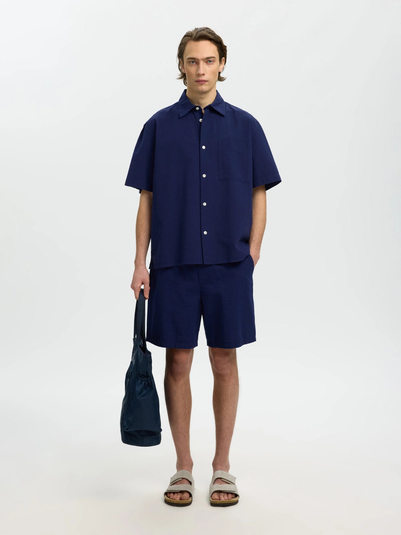 SLHRLXSTUART Chemise Lavée En Coton Bio — Selected | Appart 17 Bruxelles