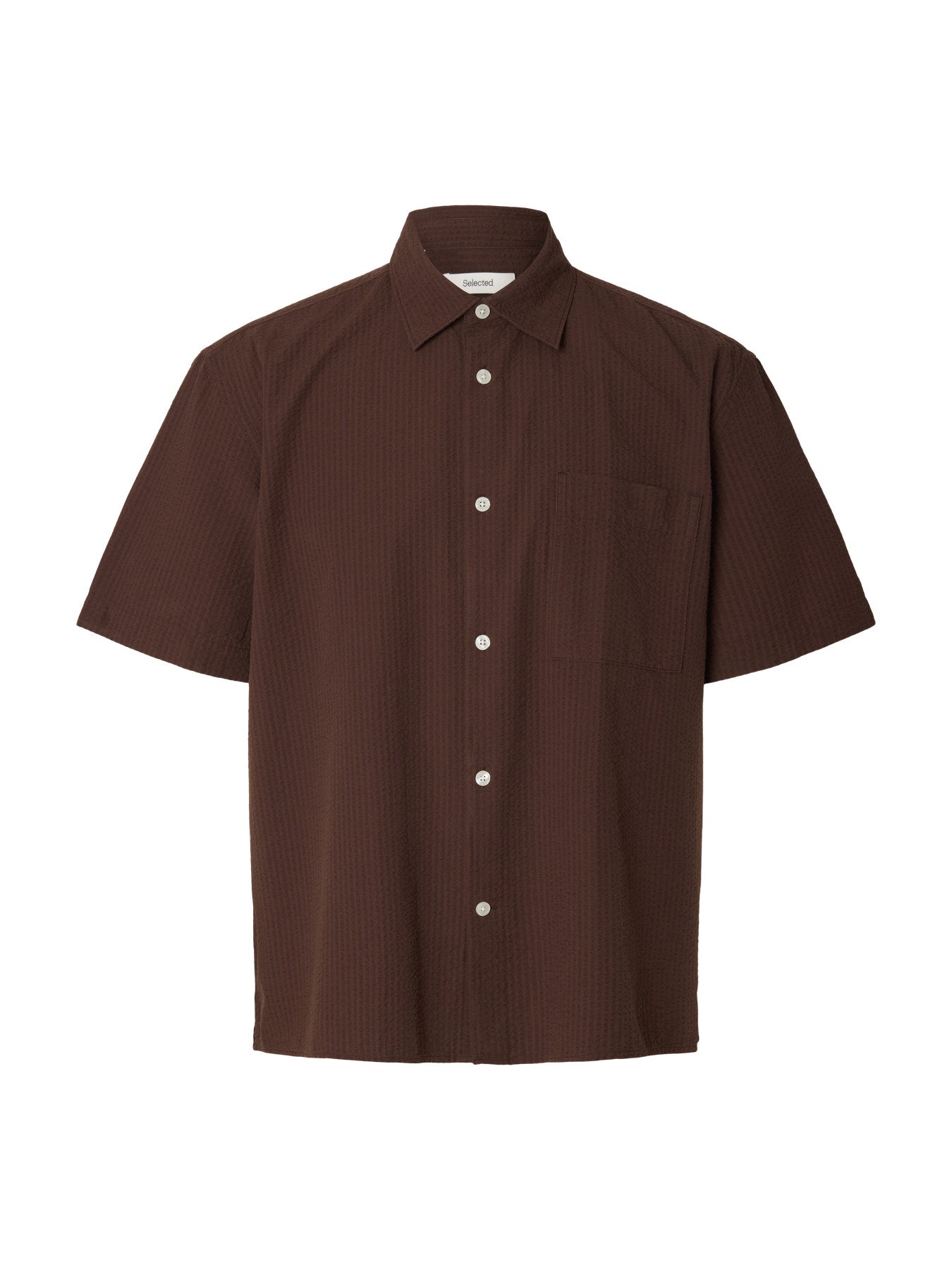 SLHRLXSTUART Chemise Lavée En Coton Bio — Selected — vue 12 | Appart 17