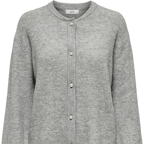 JDYLUMI Cardigan Femmes Col Rond Boutons