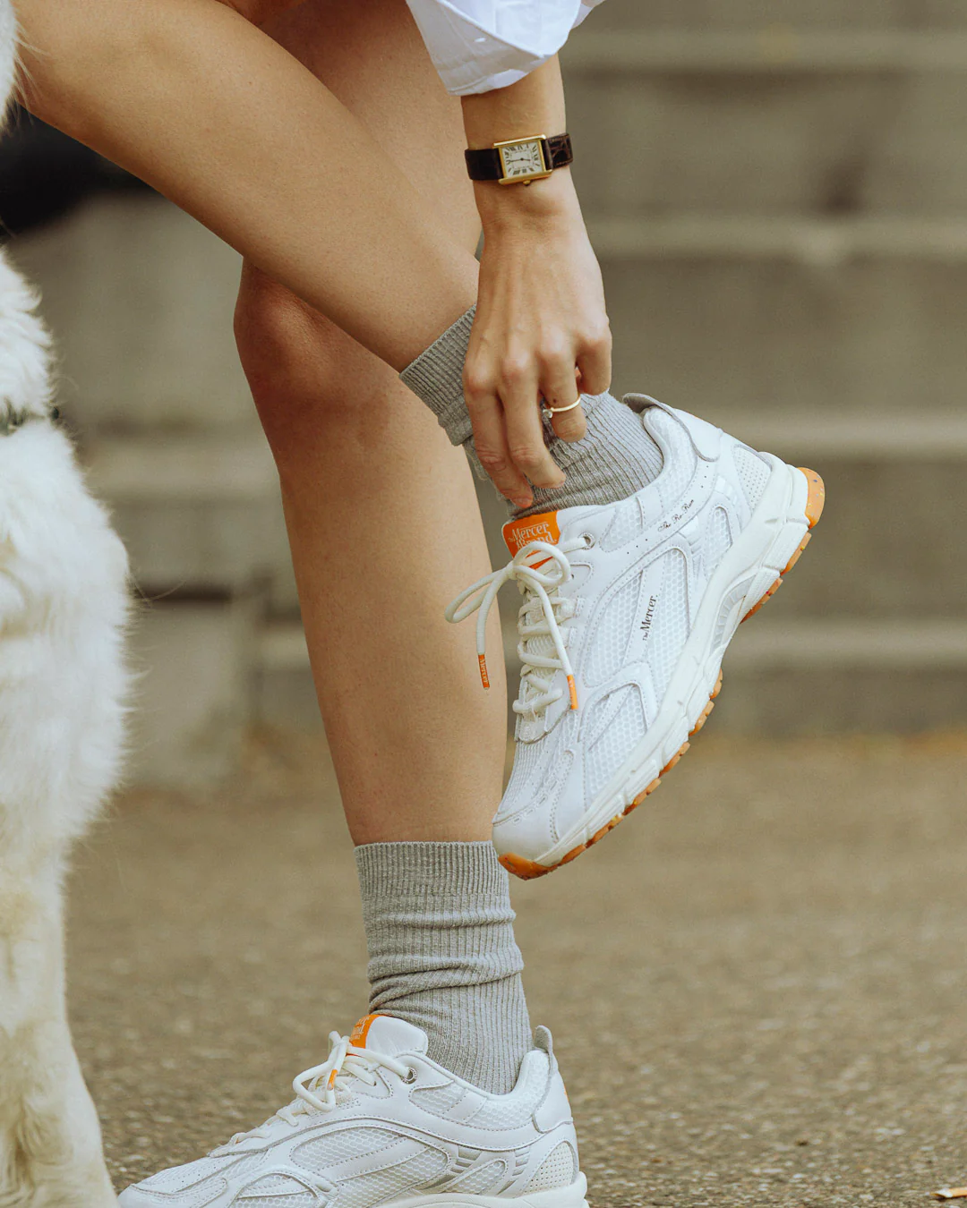 The Re-Run Summer white/orange — Mercer — Chaussures — Appart17 — vue 5