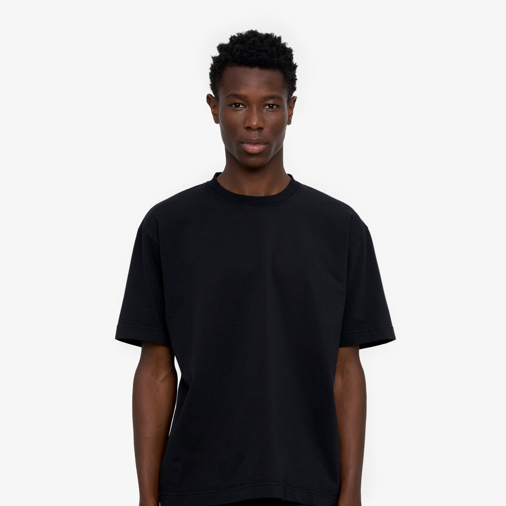 Heavy Organic Boxy Tee — Deep Black — Colorful Standard