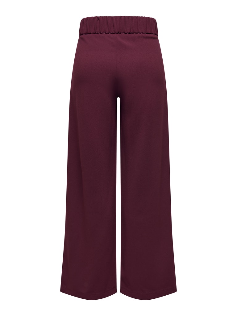 JdY JDYGEGGO Pantalon Large Maille Femme Windsor Wine