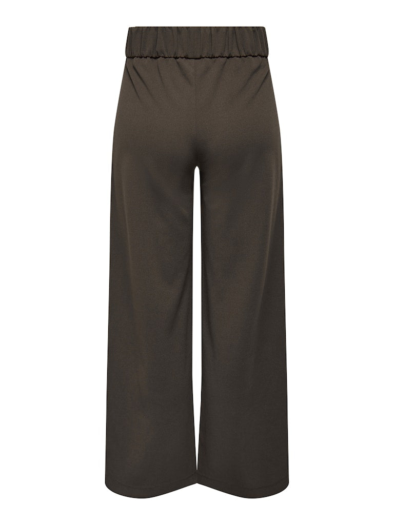 JdY JDYGEGGO Pantalon Large Maille Femme Chocolate Brown