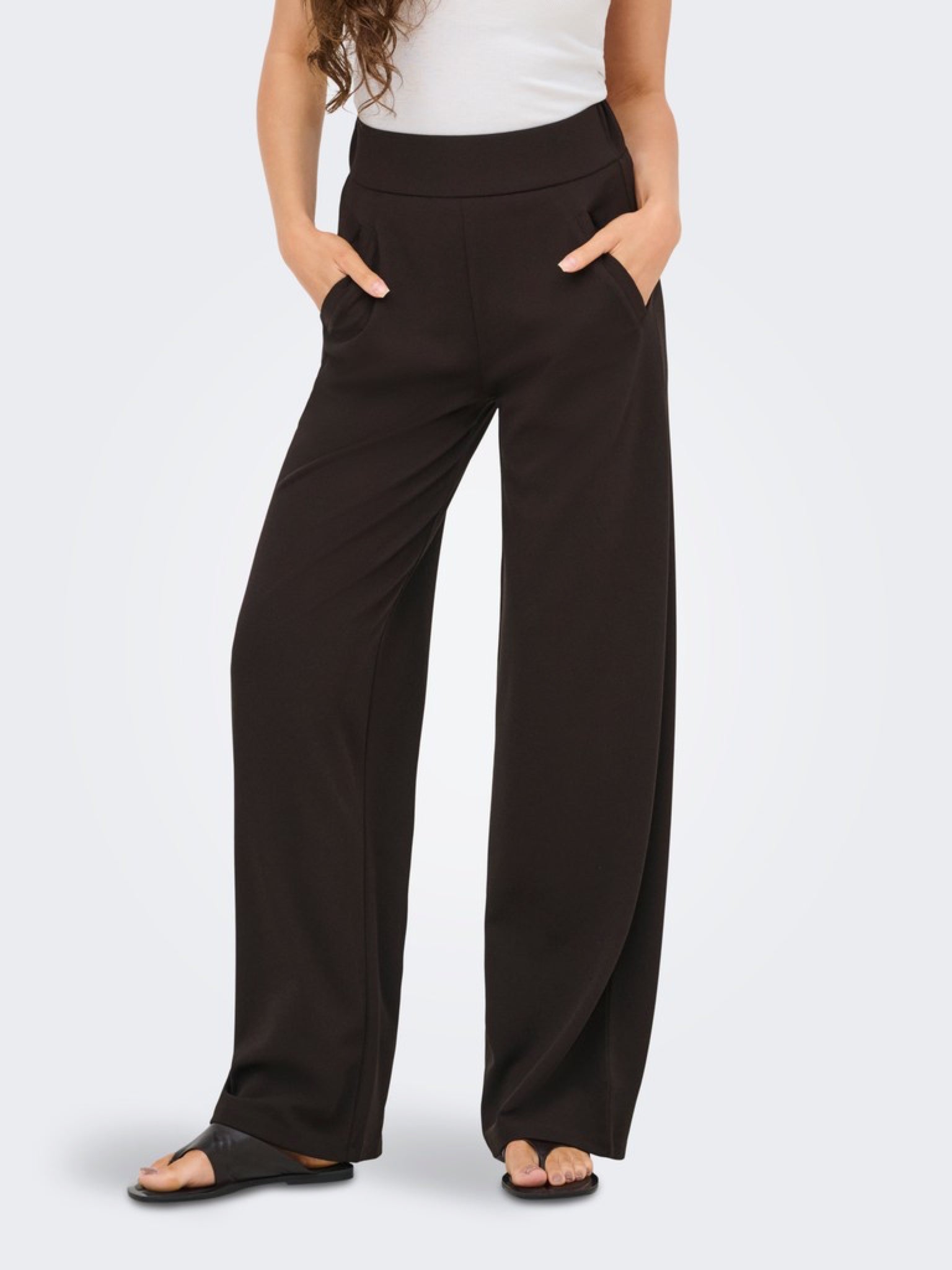JDYLOUISVILLE Pantalon jambe large Chocolate Torte – JDY | Appart 17