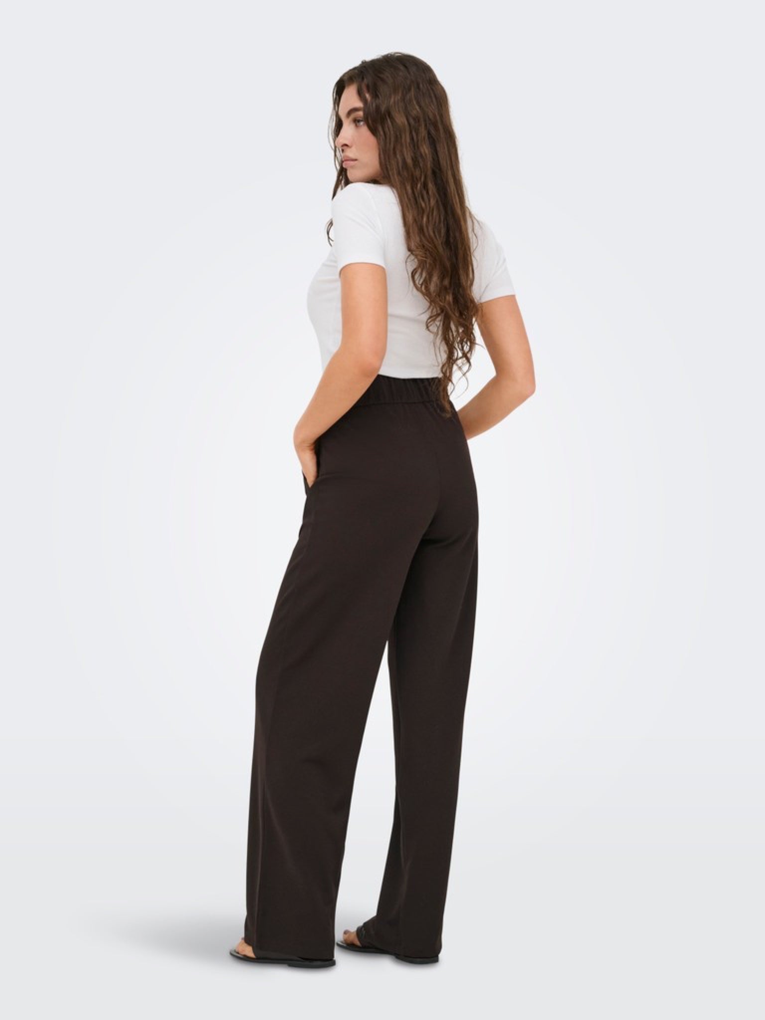 JDYLOUISVILLE Pantalon jambe large Chocolate Torte – JDY | Appart 17