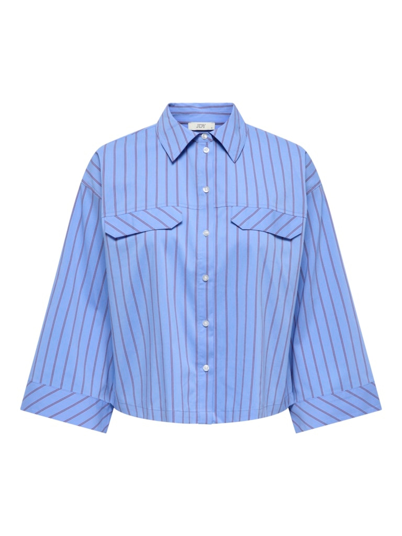 Chemise boxy manches 7/8 Cornflower Blue – JDY | Appart 17