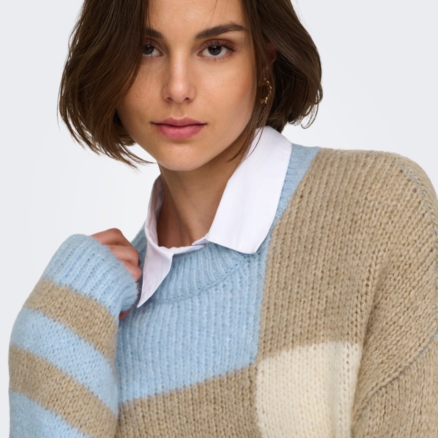 JDYKILIAN Pull — Cashmere Blue W. Humus/ Whitecap Gray Mix & Tawny Port W. Winsome Orchid/Orchid Haze Mix | Appart 17
