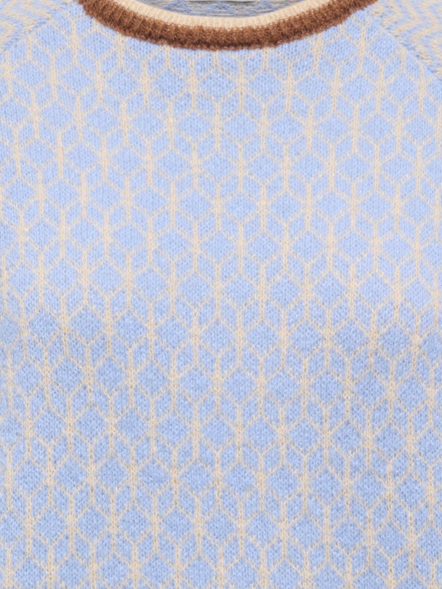 JDYBRYN Pull jacquard col rond — Crème Brûlée Woodbine & Peachskin & Crème Brûlée Toffee Crème Brûlée Toffee | Appart 17