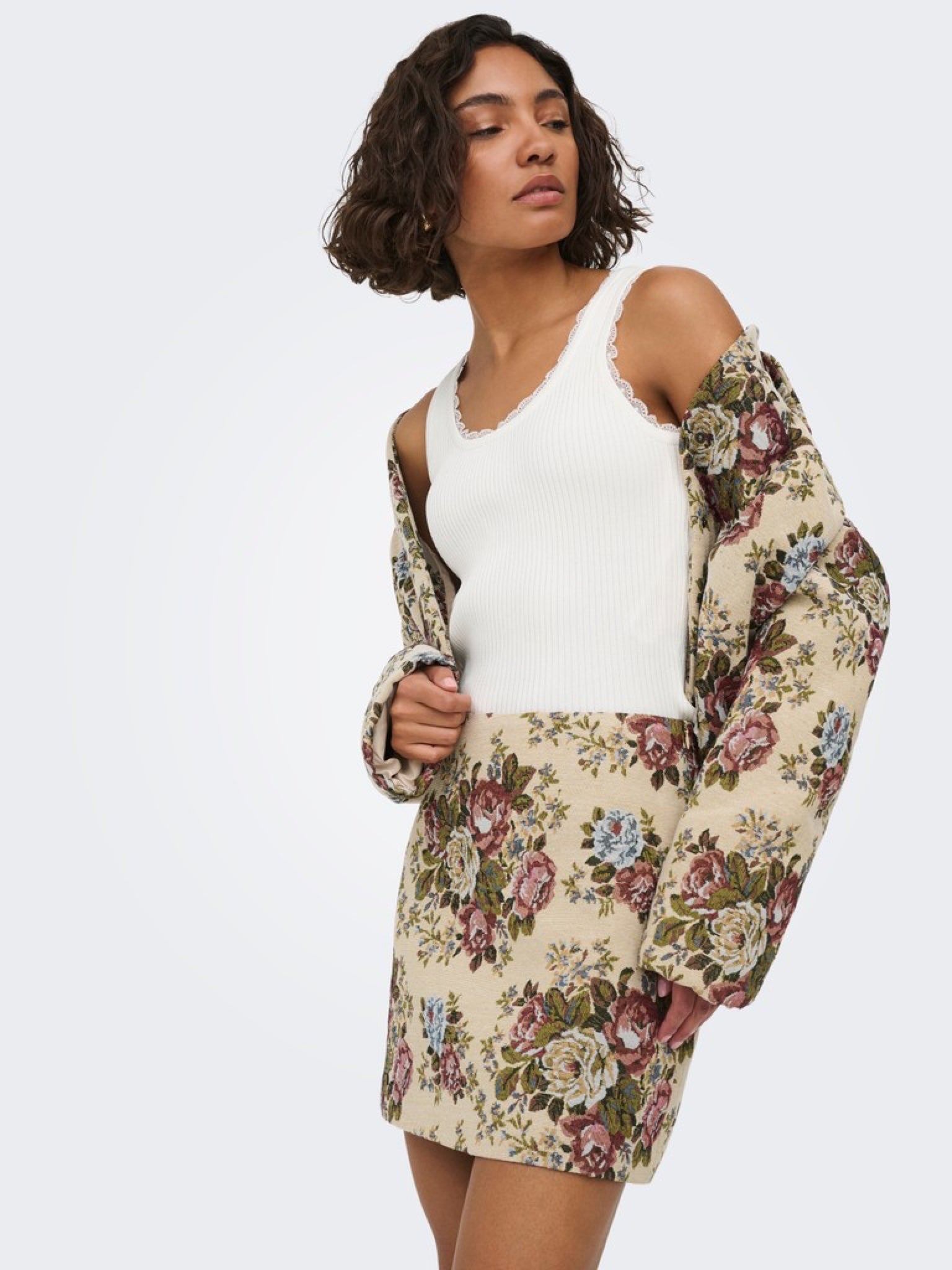 JDYFLOLA Veste en jacquard Crème Brûlée – JDY | Appart 17