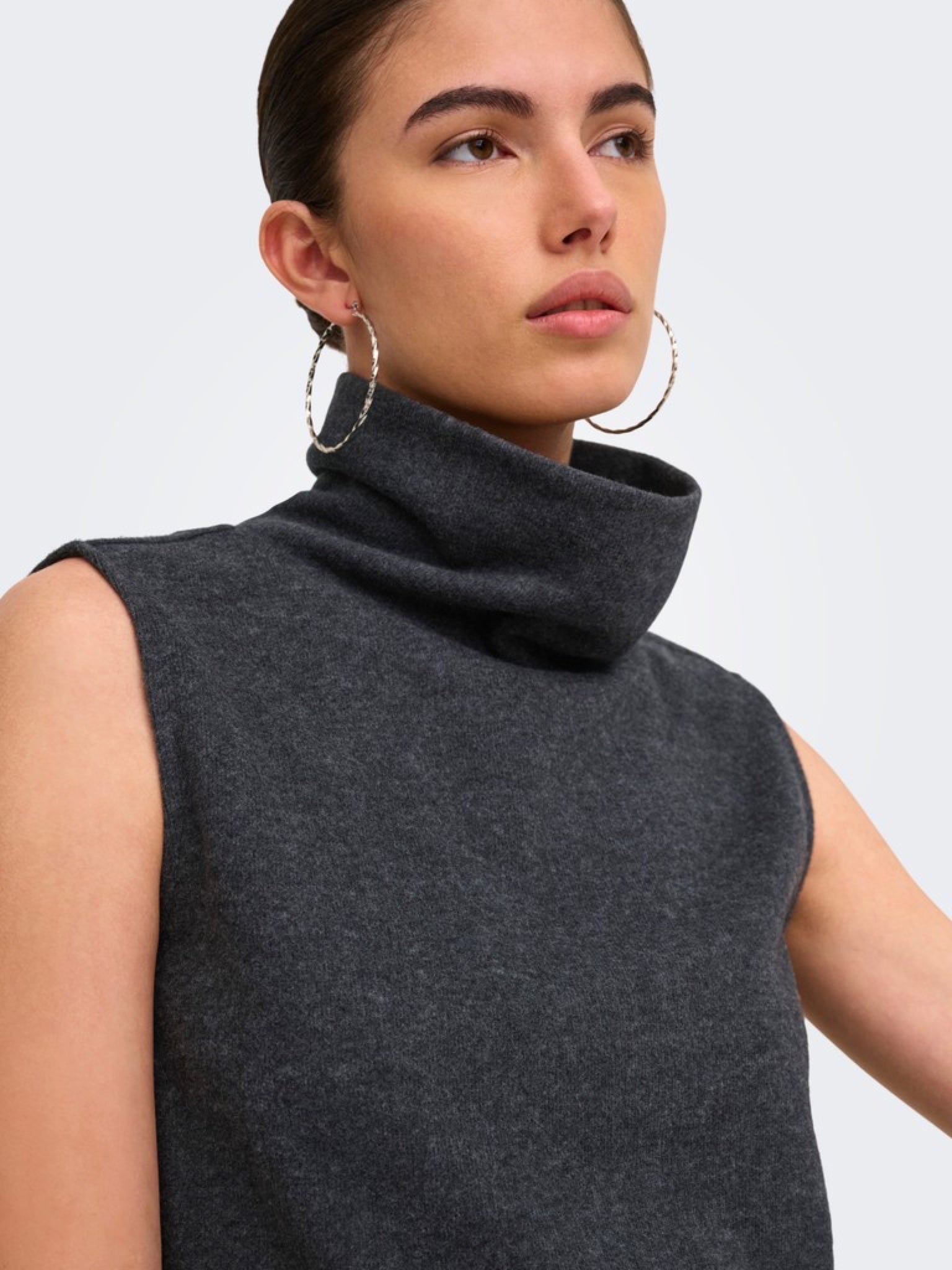 JDYHERO Top col roulé Gris chiné foncé – JDY | Appart 17