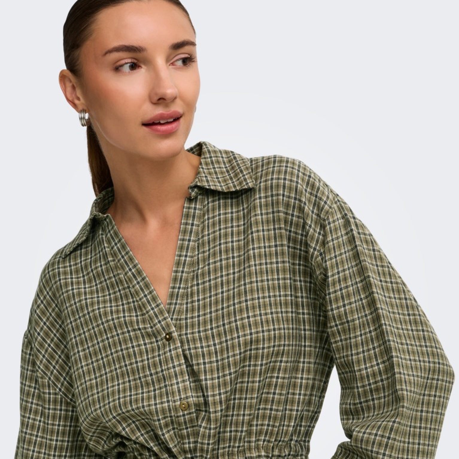 JDYRIKKA Chemise longue Dark Olive – JDY | Appart 17