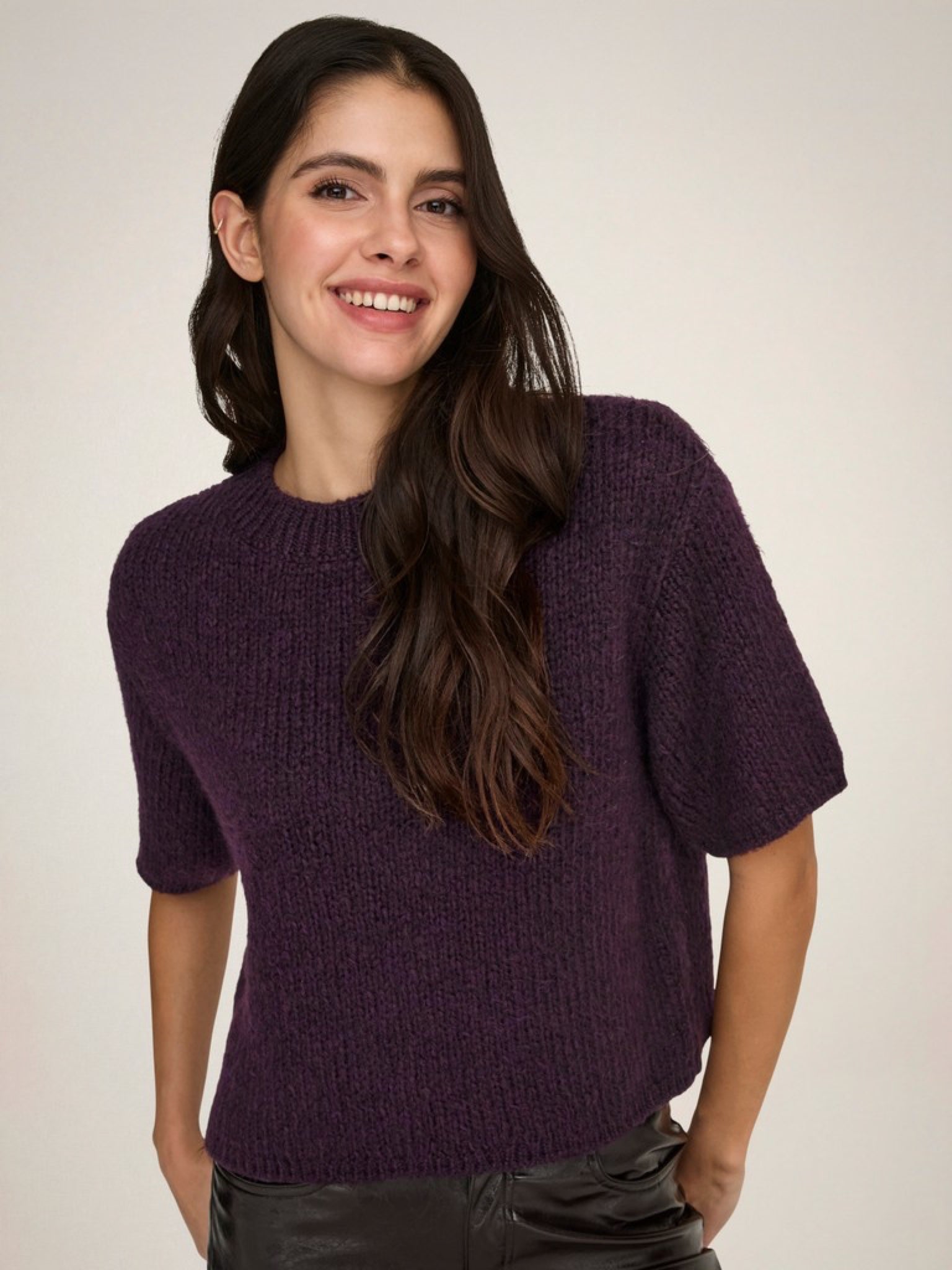 JDYDICTE Pull — Plum Perfect & Deco Rose & Total Eclipse | Appart 17