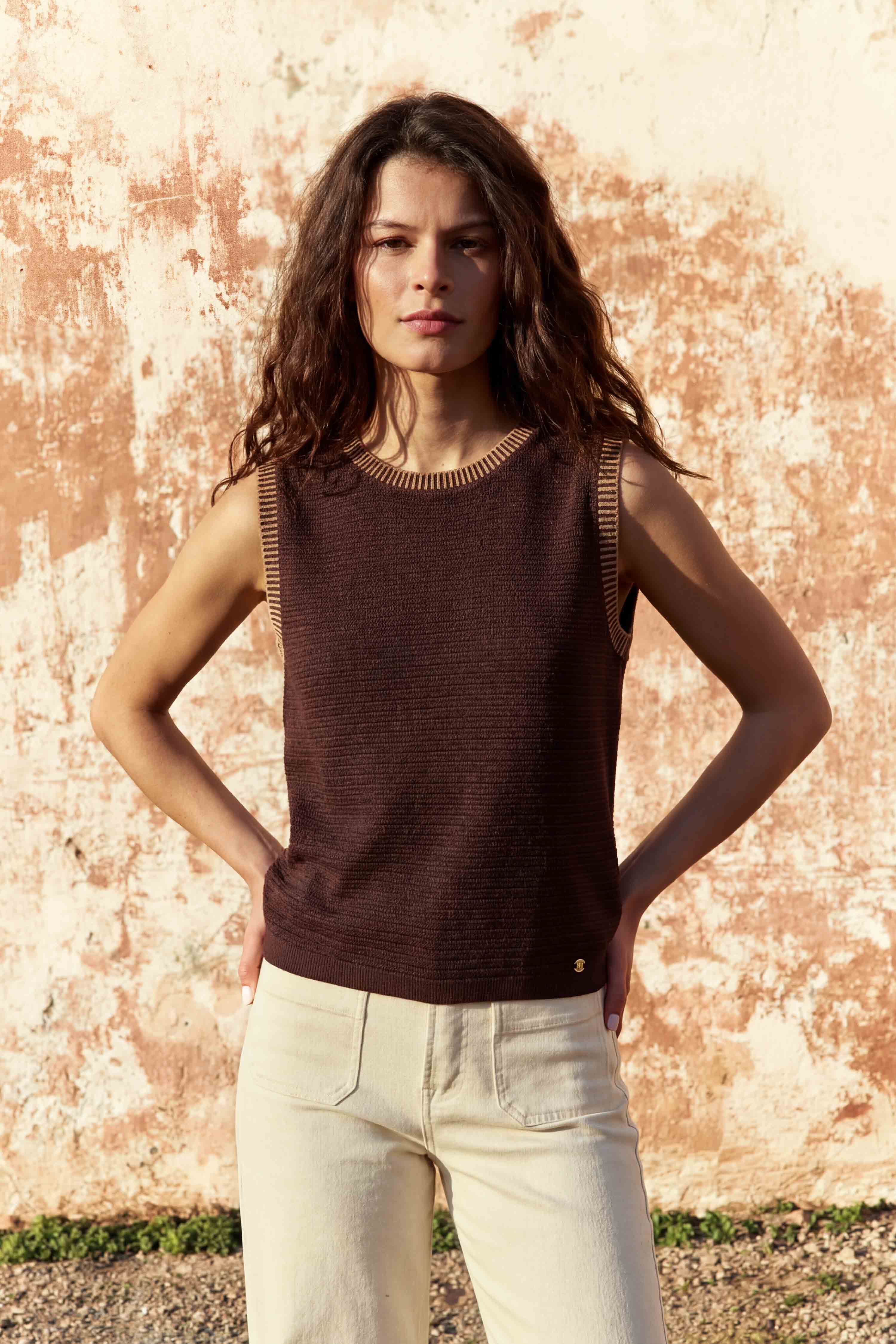 Pull Malo sans manche — La petite étoile — Cardigans & Gilets | Appart17