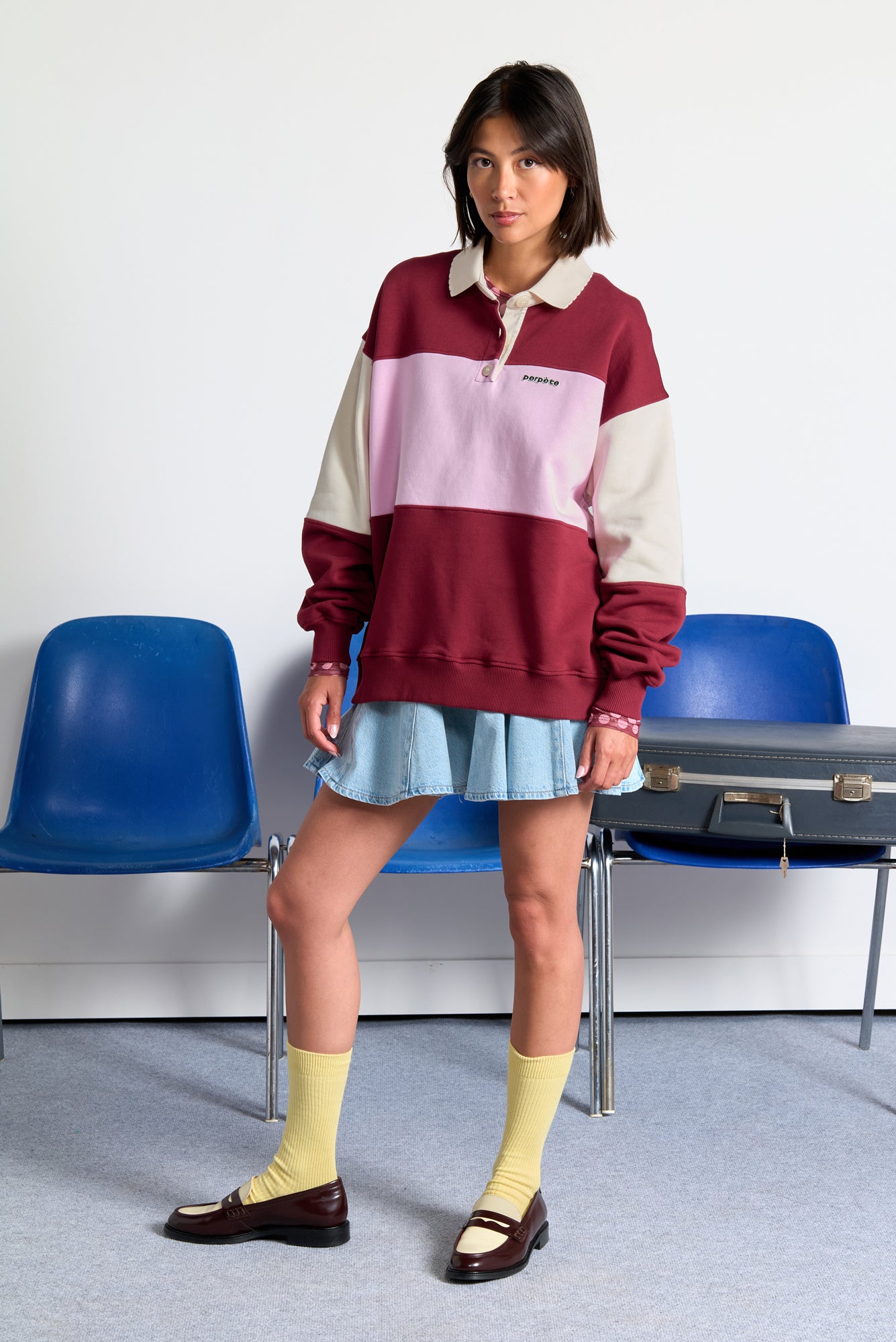 Perpéte Sweat Linda bordeaux — Appart 17 Bruxelles