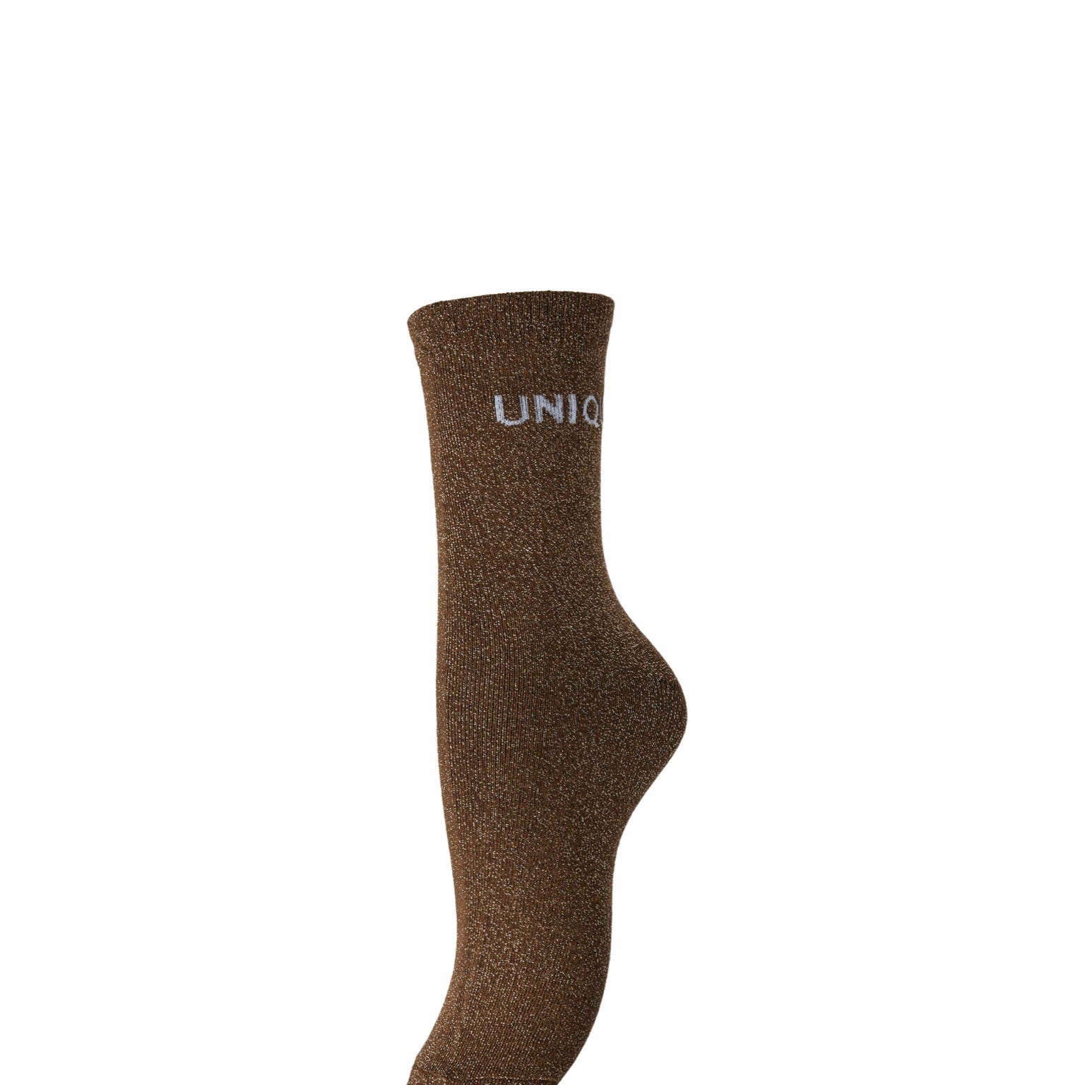 Pieces PCSEBBY Chaussettes Longues Pailletées Femmes Toasted Coconut – Pieces | Appart 17