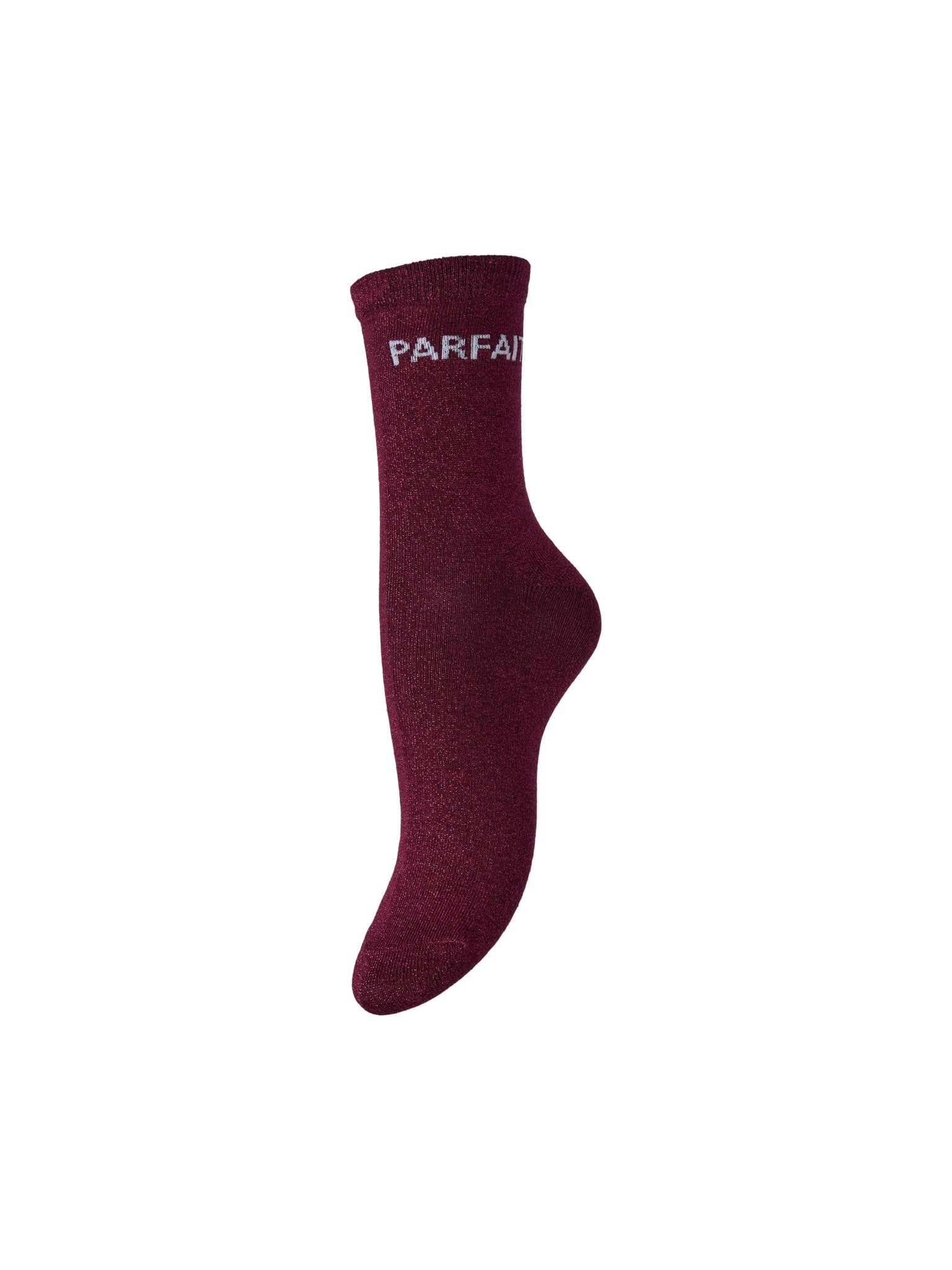 Pieces PCSEBBY Chaussettes Longues Pailletées Femmes Raspberry Radiance – Pieces | Appart 17