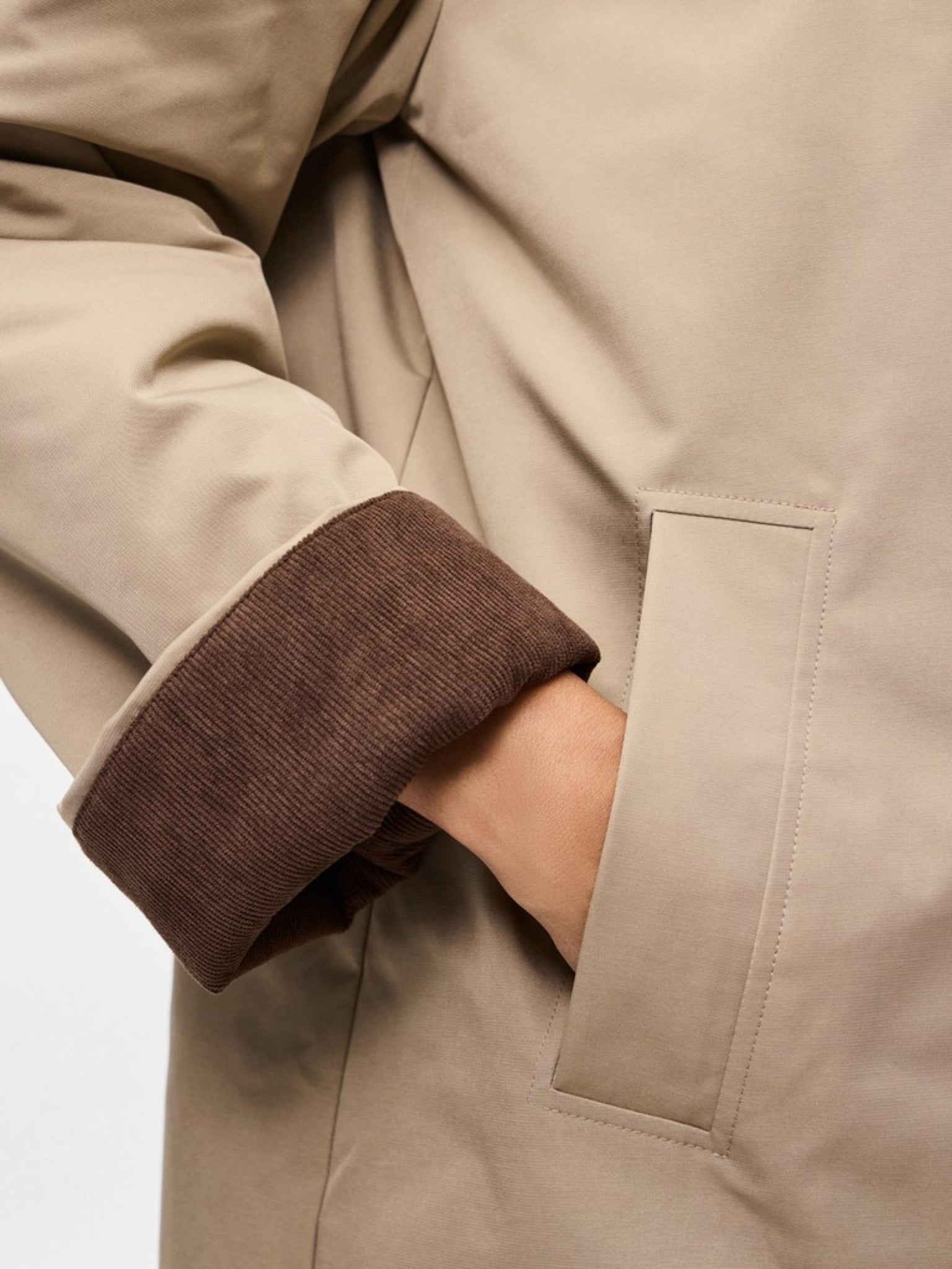 PCJORMA Veste — Greige Hot Fudge | Appart 17