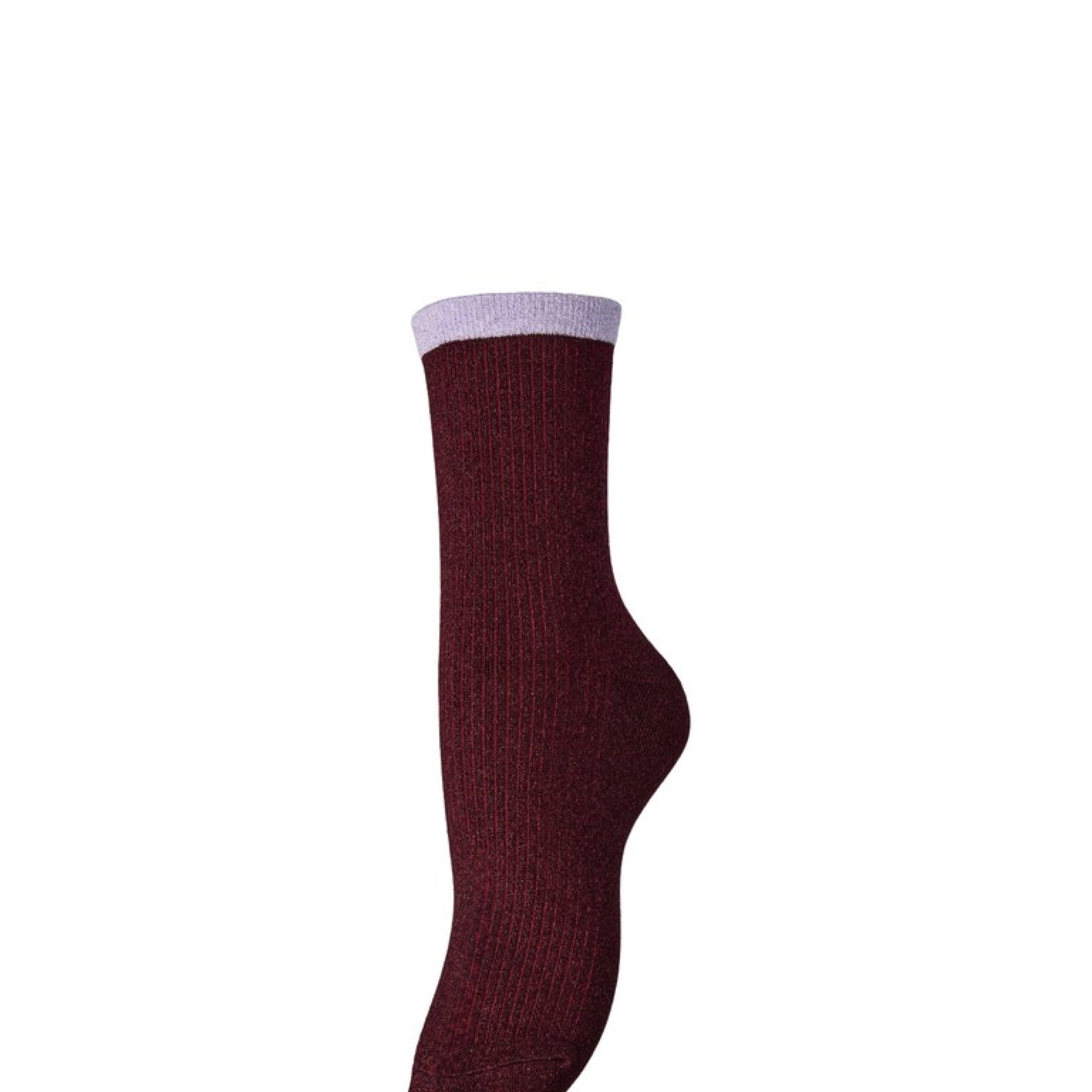 PCANNIKA Chaussettes — Darkest Spruce Sphagnum Edge & Greige Chicory Coffee Edge & Winetasting Pastel Lilac Edge | Appart 17