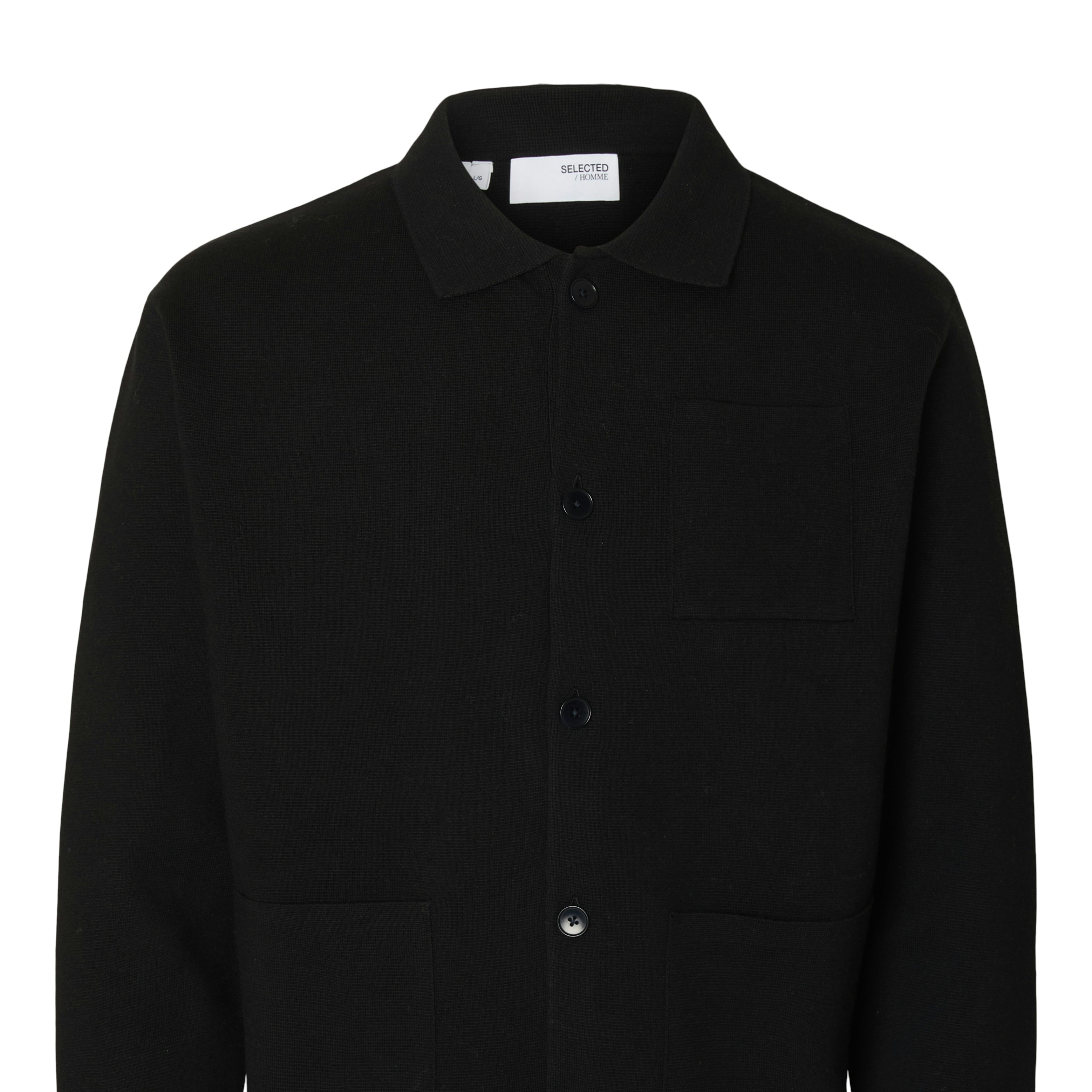 SLHMIKE LIGHT RELAXED POLO CARDIGAN