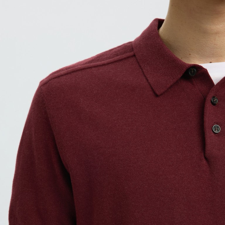 Selected Homme SLMBERG Polo maille manches courtes Tawny Port