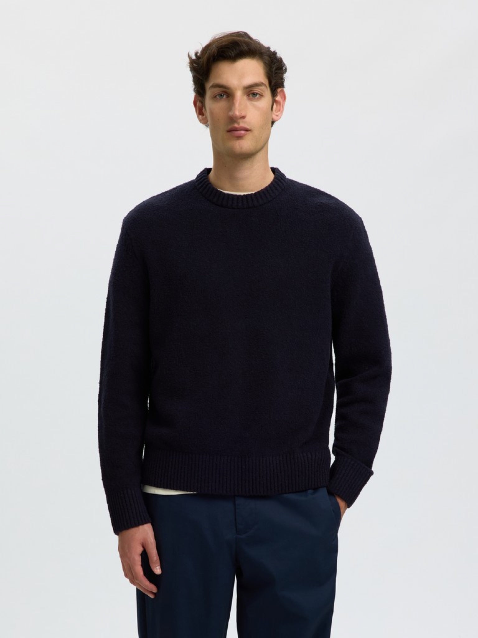 SLMALEX Pull — Oatmeal & Navy Blazer | Appart 17
