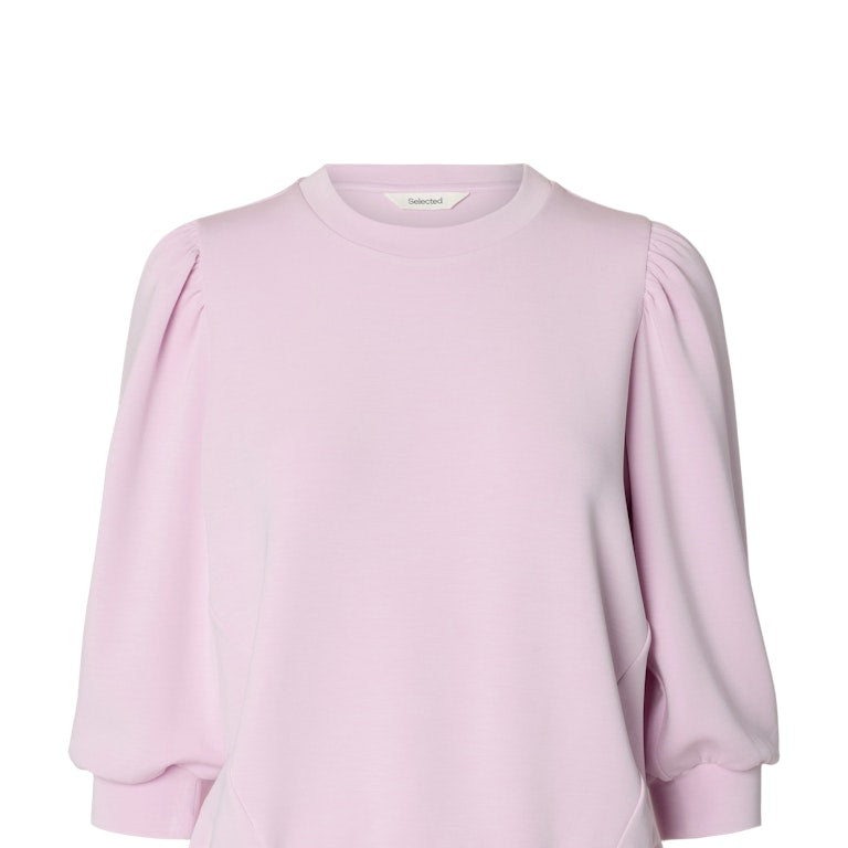 SLWTENNY Top maille manches 3/4 col rond Winsome Orchid – Selected Femme | Appart 17