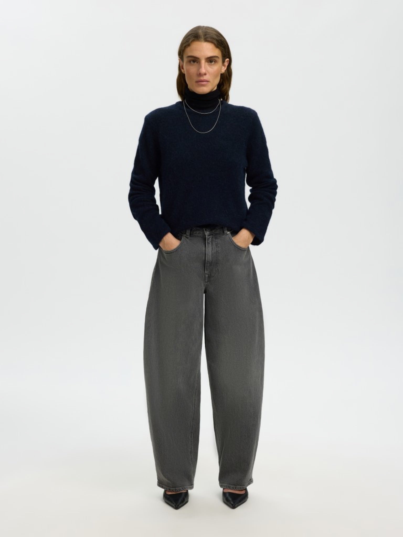 SLWLULU Pull — Kalamata Melange & Dark Sapphire Melange | Appart 17