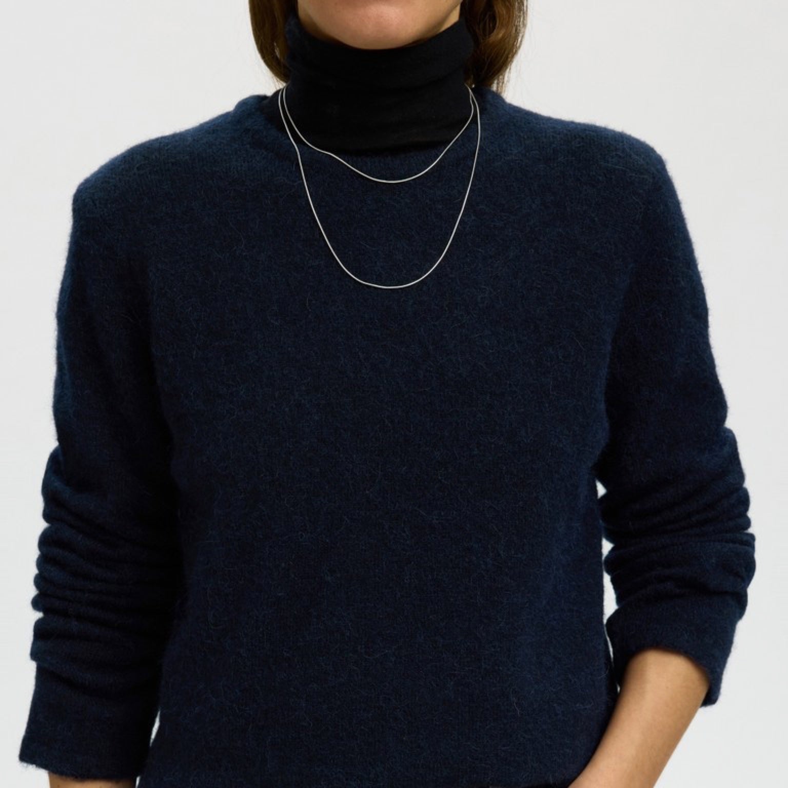 SLWLULU Pull — Kalamata Melange & Dark Sapphire Melange | Appart 17