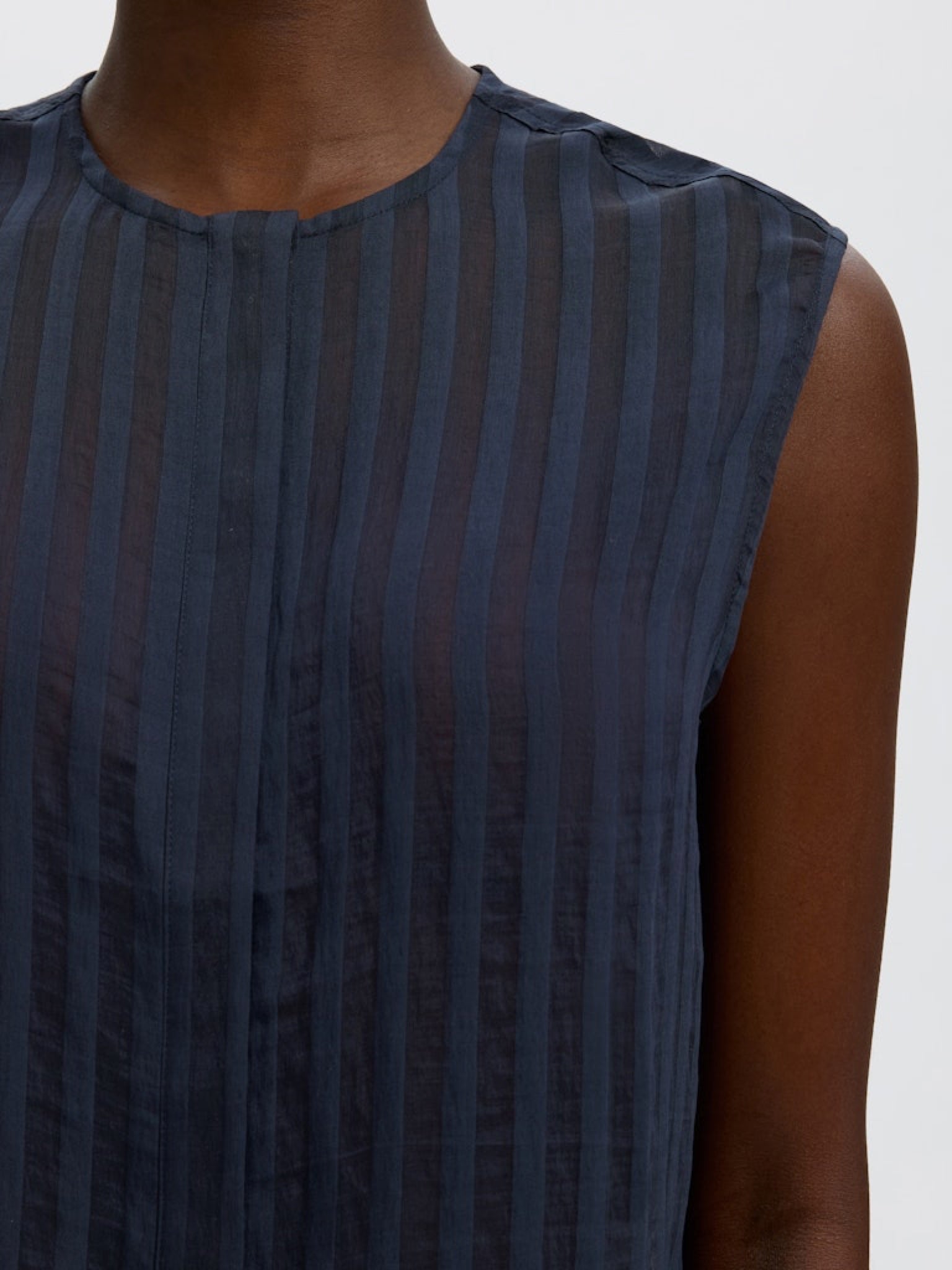 SLFTORAN Chemise rayée coupe droite Dark Sapphire – Selected Femme | Appart 17