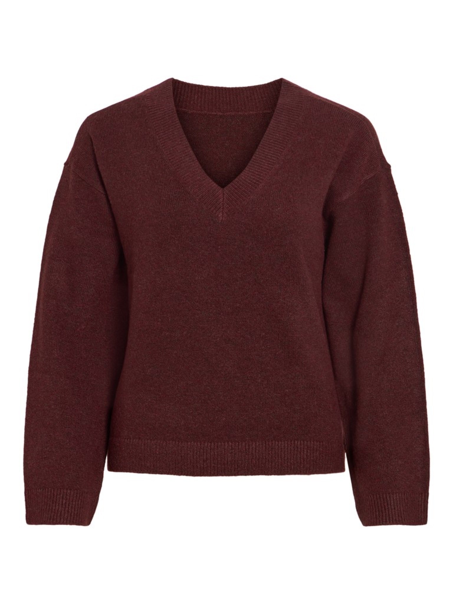 VILIGA Pull col V réversible en maille Port Royale – VILA | Appart 17