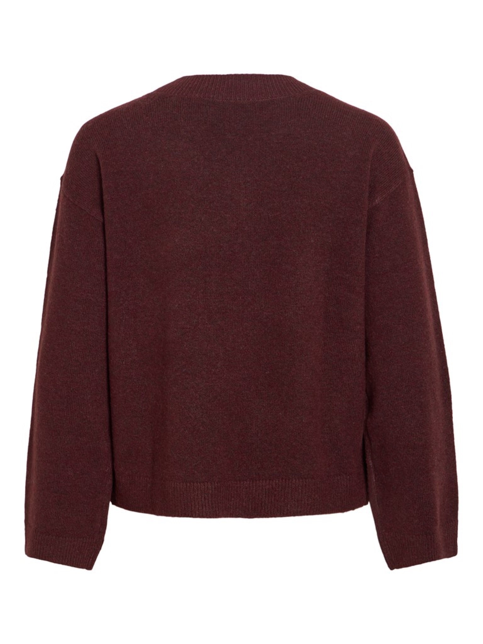 VILIGA Pull col V réversible en maille Port Royale – VILA | Appart 17