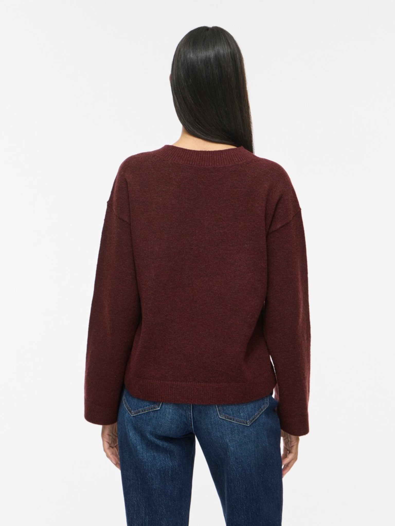 VILIGA Pull col V réversible en maille Port Royale – VILA | Appart 17