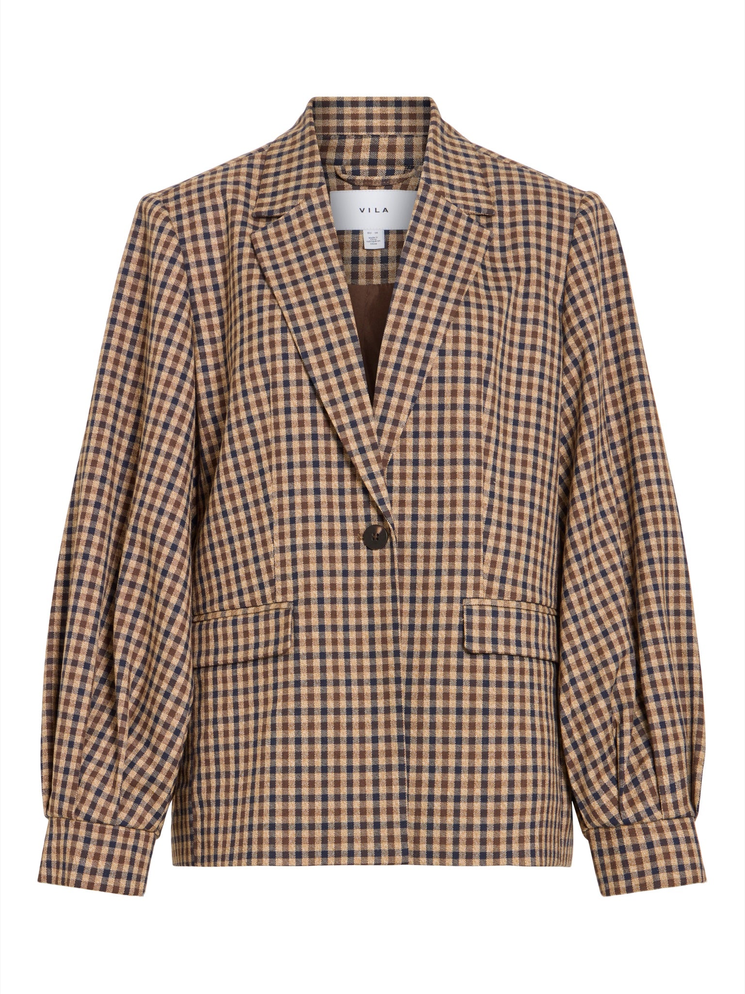 VIESMERALDA Blazer manches longues Coffee Bean – VILA | Appart 17