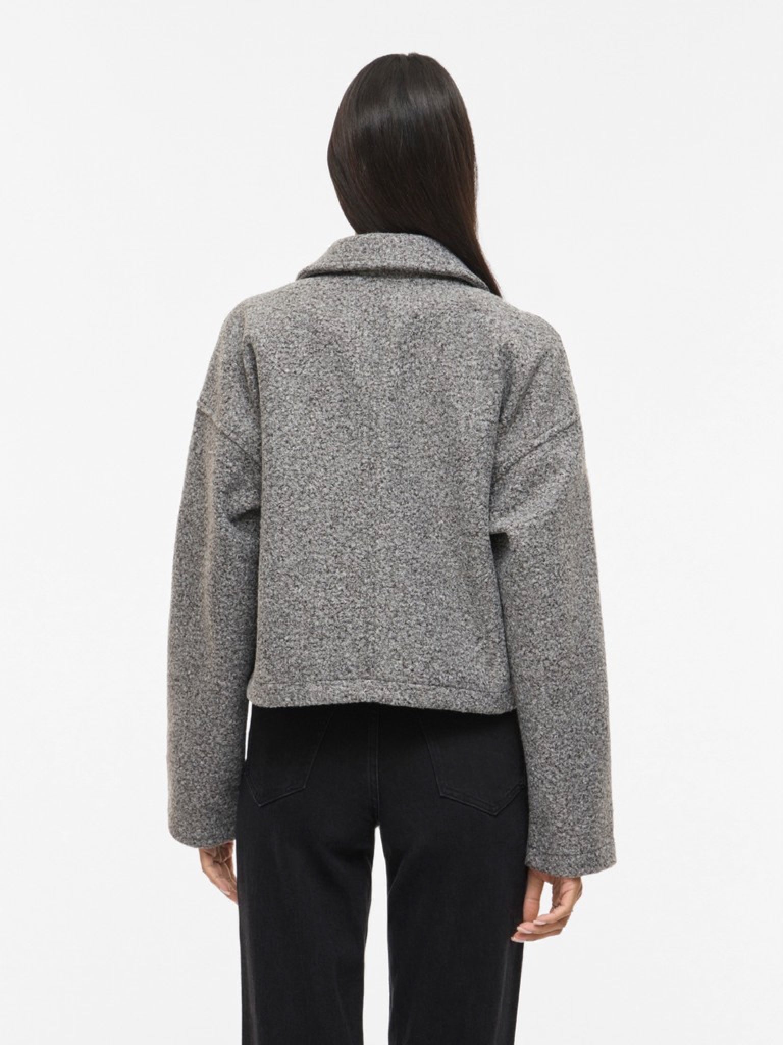 VIJADAS Veste zippée Gris chiné – VILA | Appart 17
