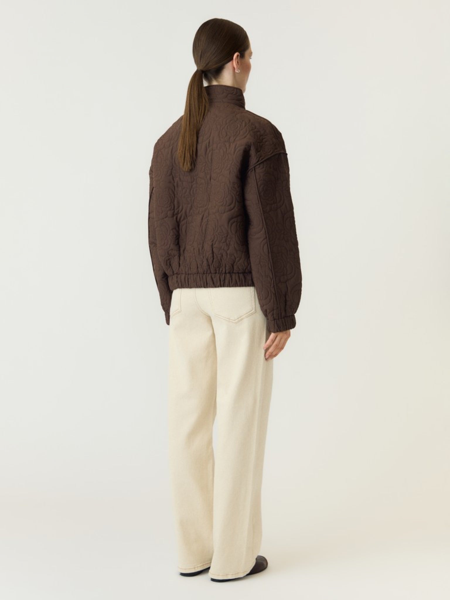 YASFIPURA Veste matelassée Chocolate Brown – YAS | Appart 17