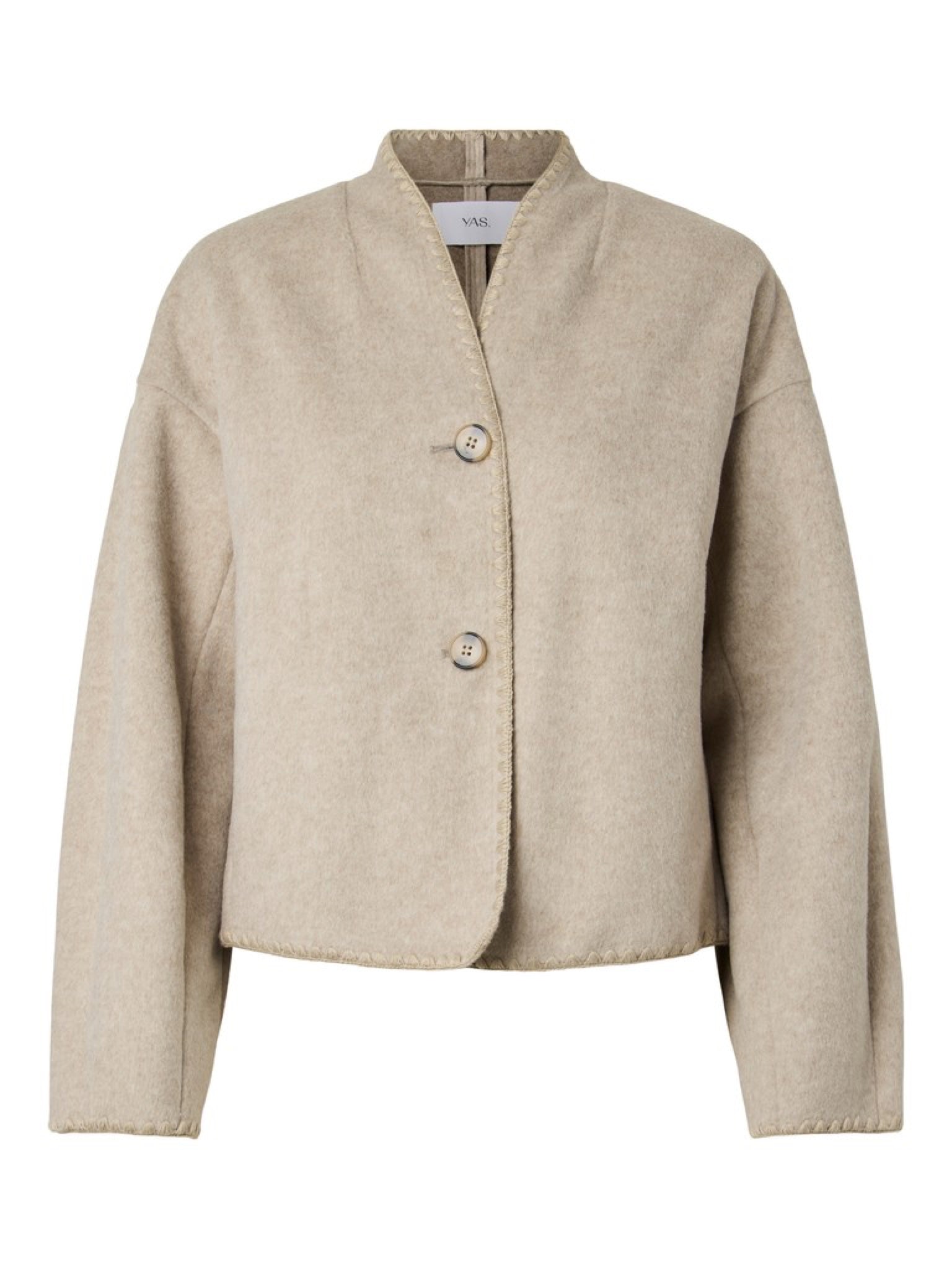 YASUMA Veste — Taupe Gray Melange | Appart 17