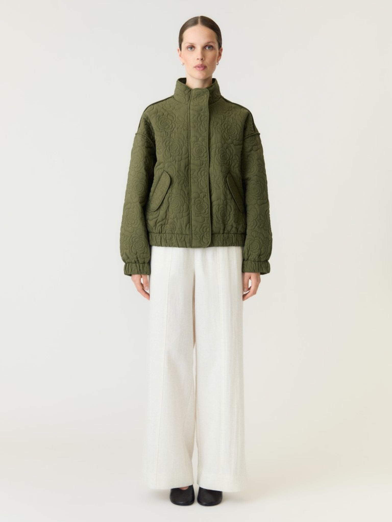 YASFIPURA Veste matelassée Sphagnum – YAS | Appart 17